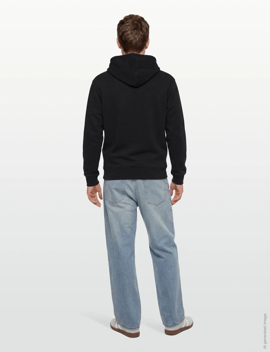 Maison Kitsune - BOLD FOX HEAD PATCH COMFORT HOODIE - hættetrøjer - black - 4