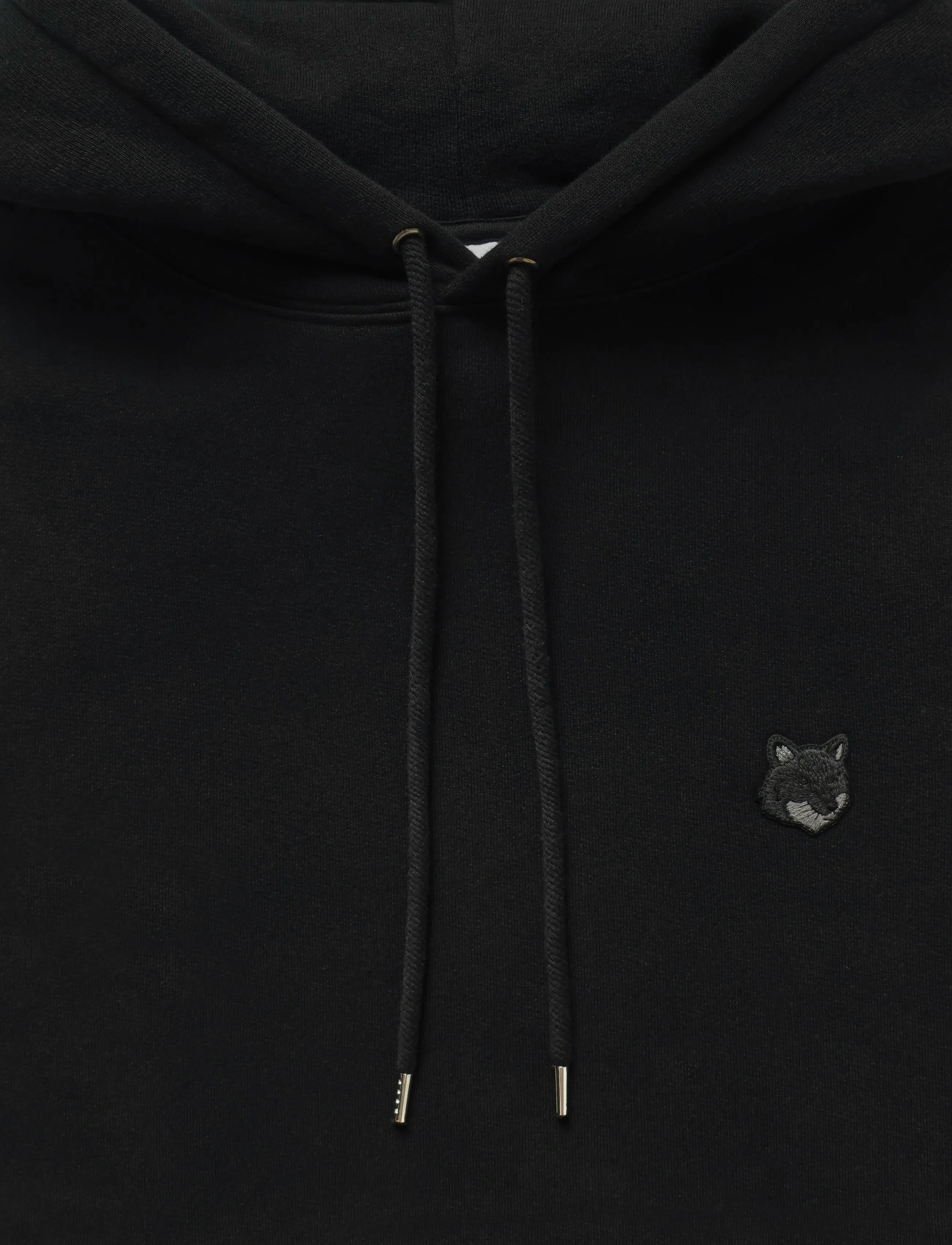 Maison Kitsune - BOLD FOX HEAD PATCH COMFORT HOODIE - black - 5