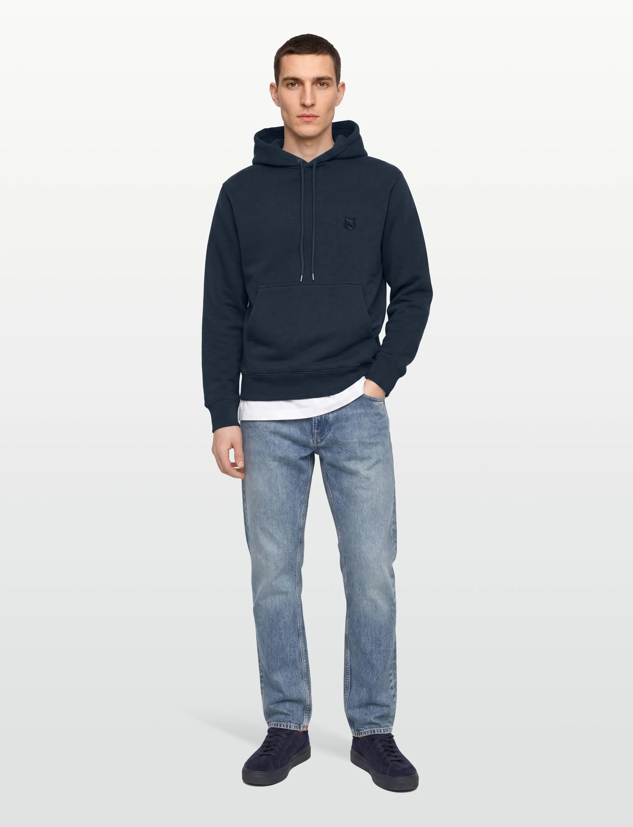 Bold Fox Head Patch Comfort Hoodie