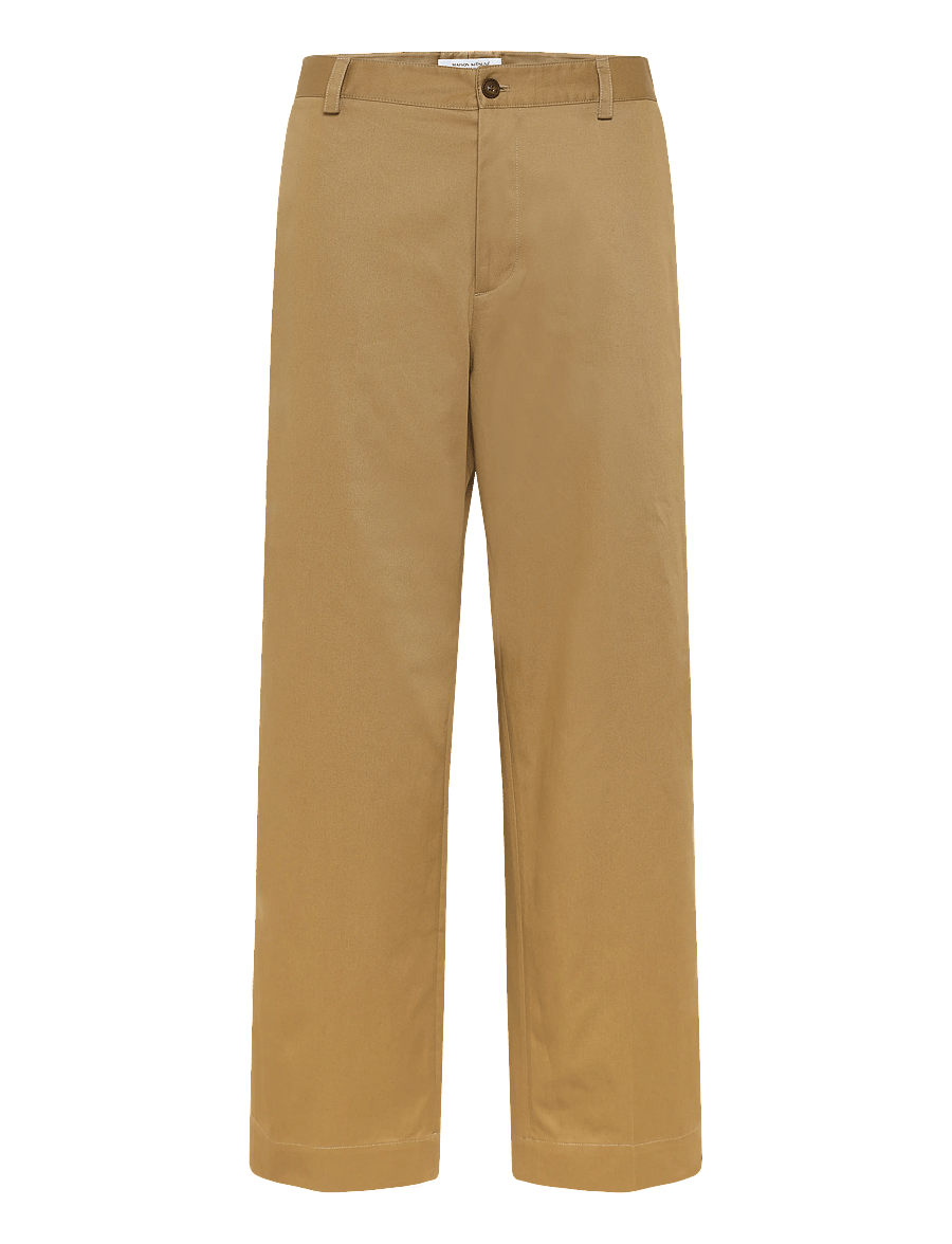 Maison Kitsune - RELAXED CHINO - casual bukser - chino beige - 1