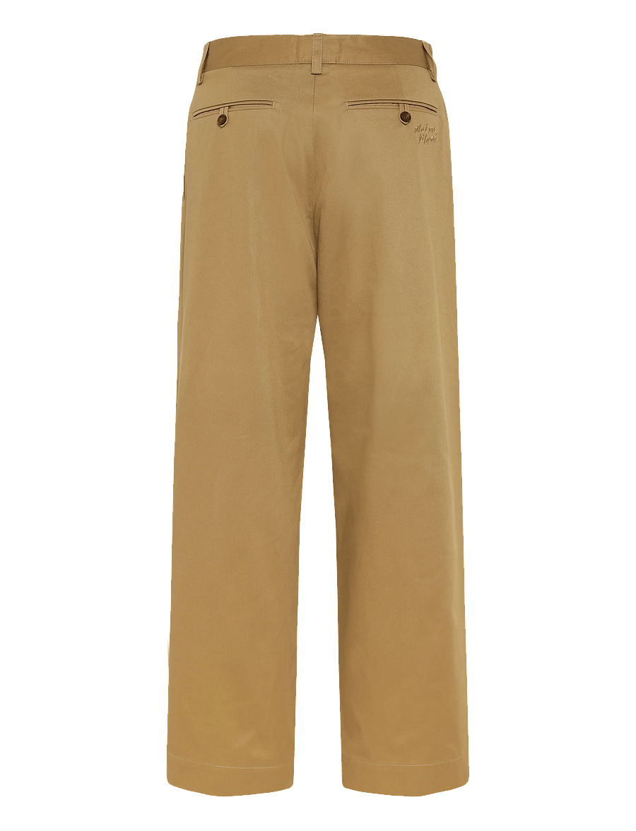 Maison Kitsune - RELAXED CHINO - casual bukser - chino beige - 2