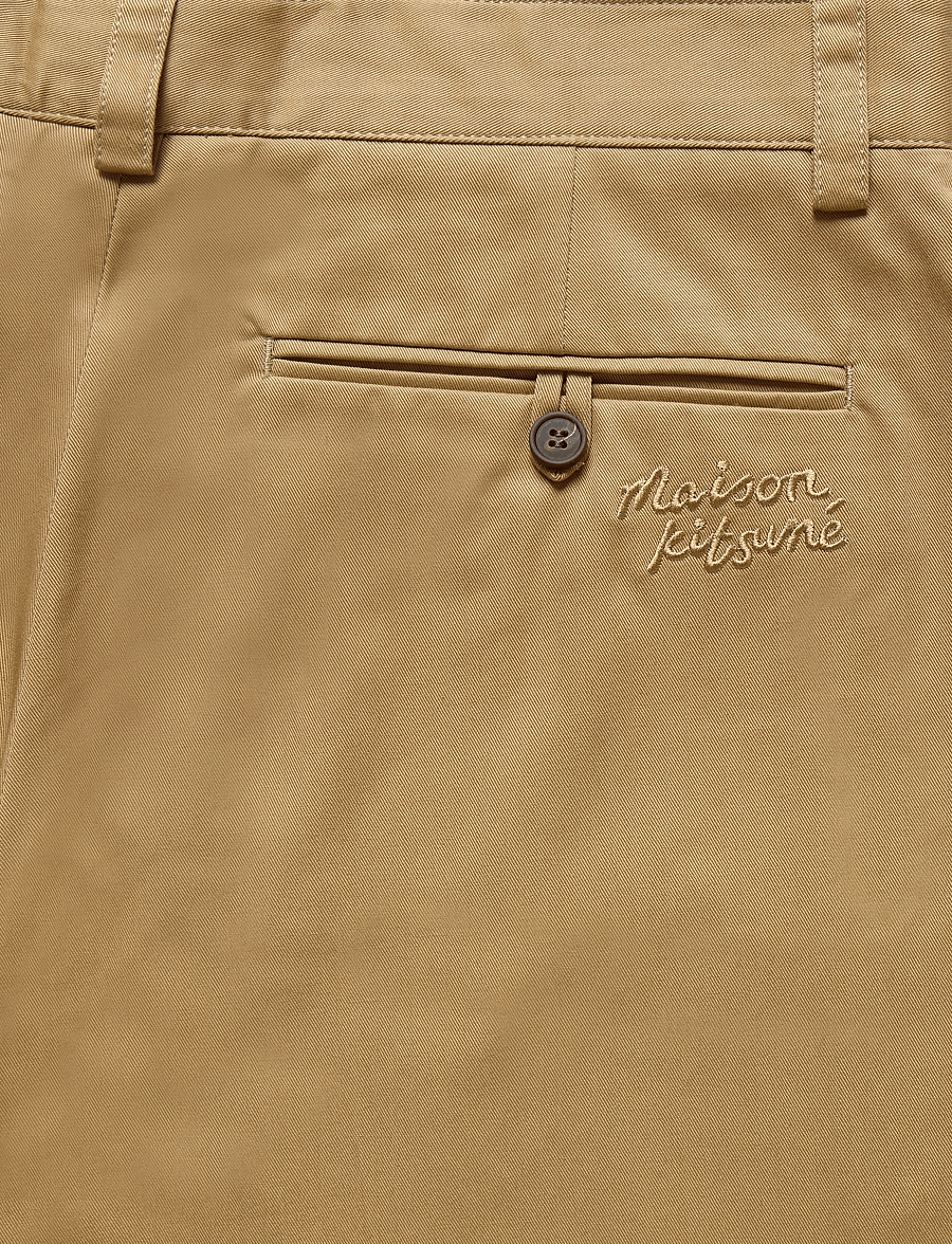 Maison Kitsune - RELAXED CHINO - casual bukser - chino beige - 5