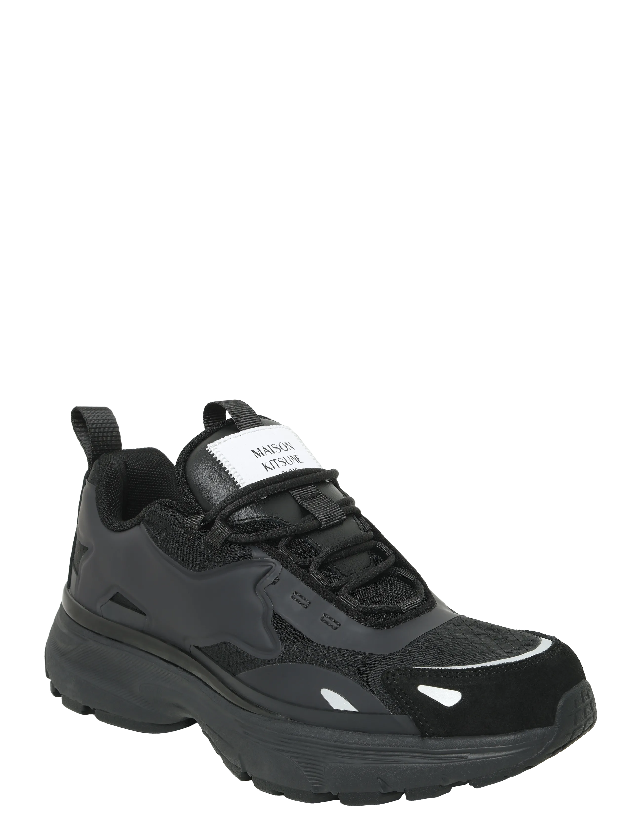 Maison Kitsune "SORA" RUNNERS - Tossud - BLACK / black
