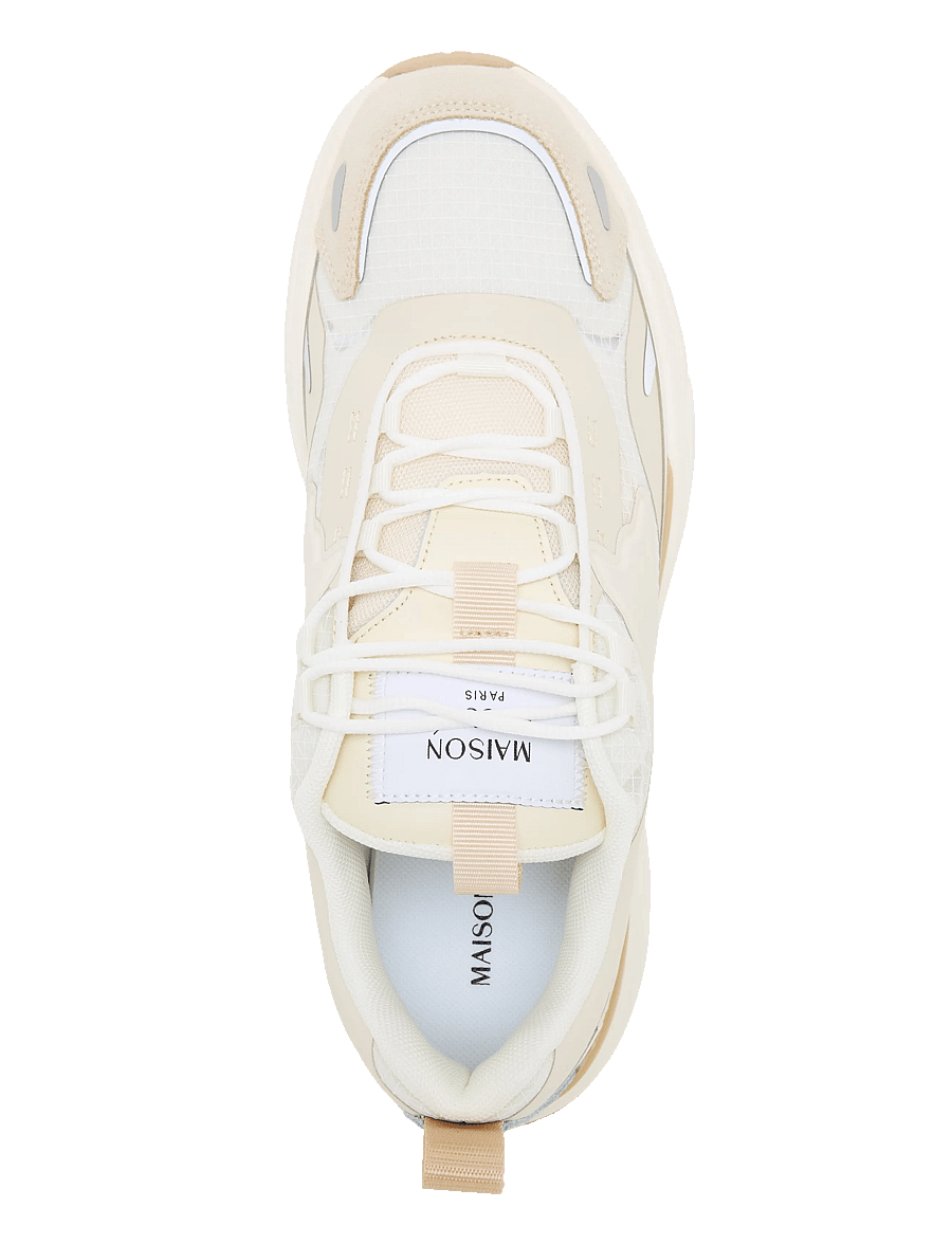 Maison Kitsune - "SORA" RUNNERS - low-top sneaker - paper - 3