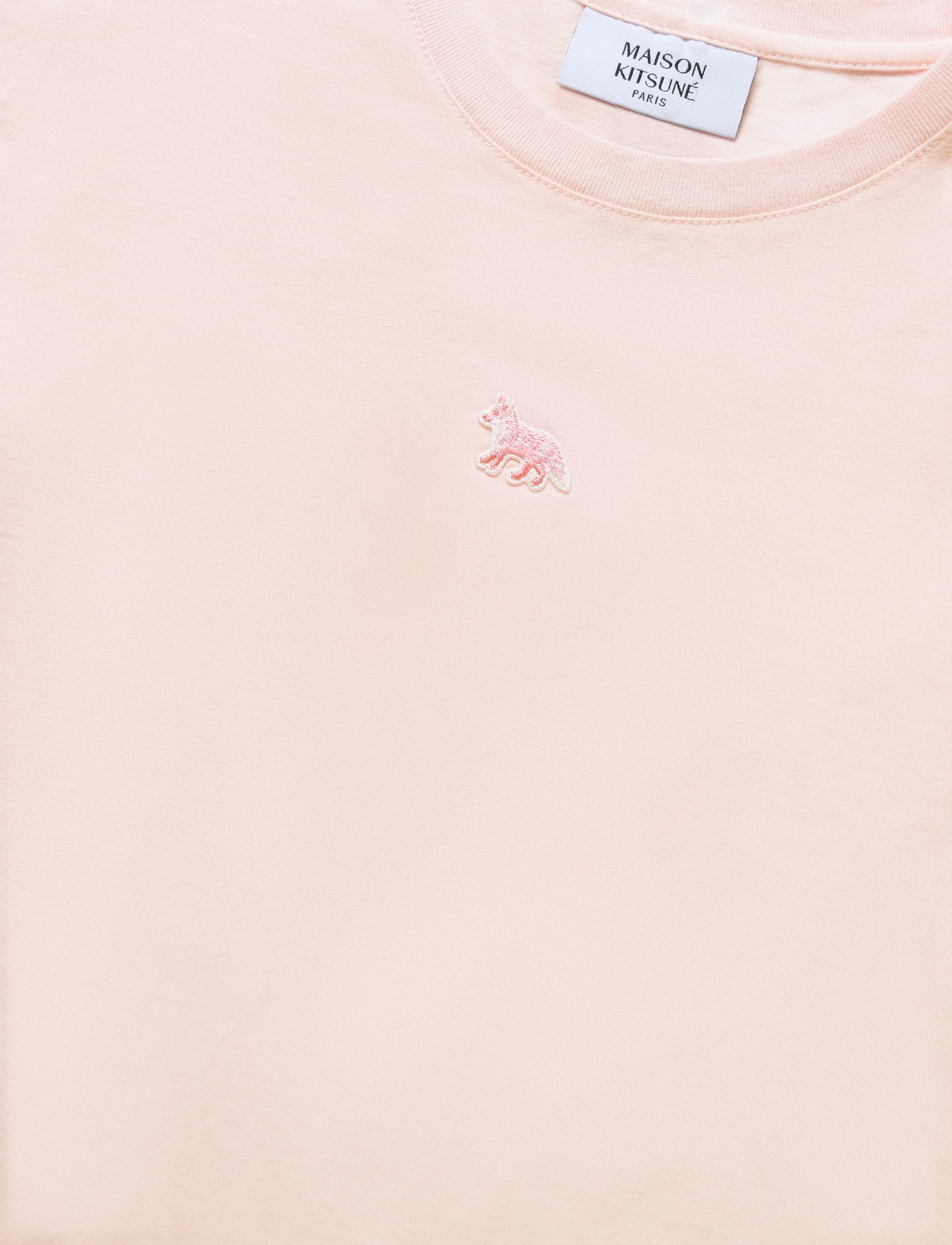 Maison Kitsune - BABY FOX PATCH BABY TEE-SHIRT - t-shirts - rosewater - 2