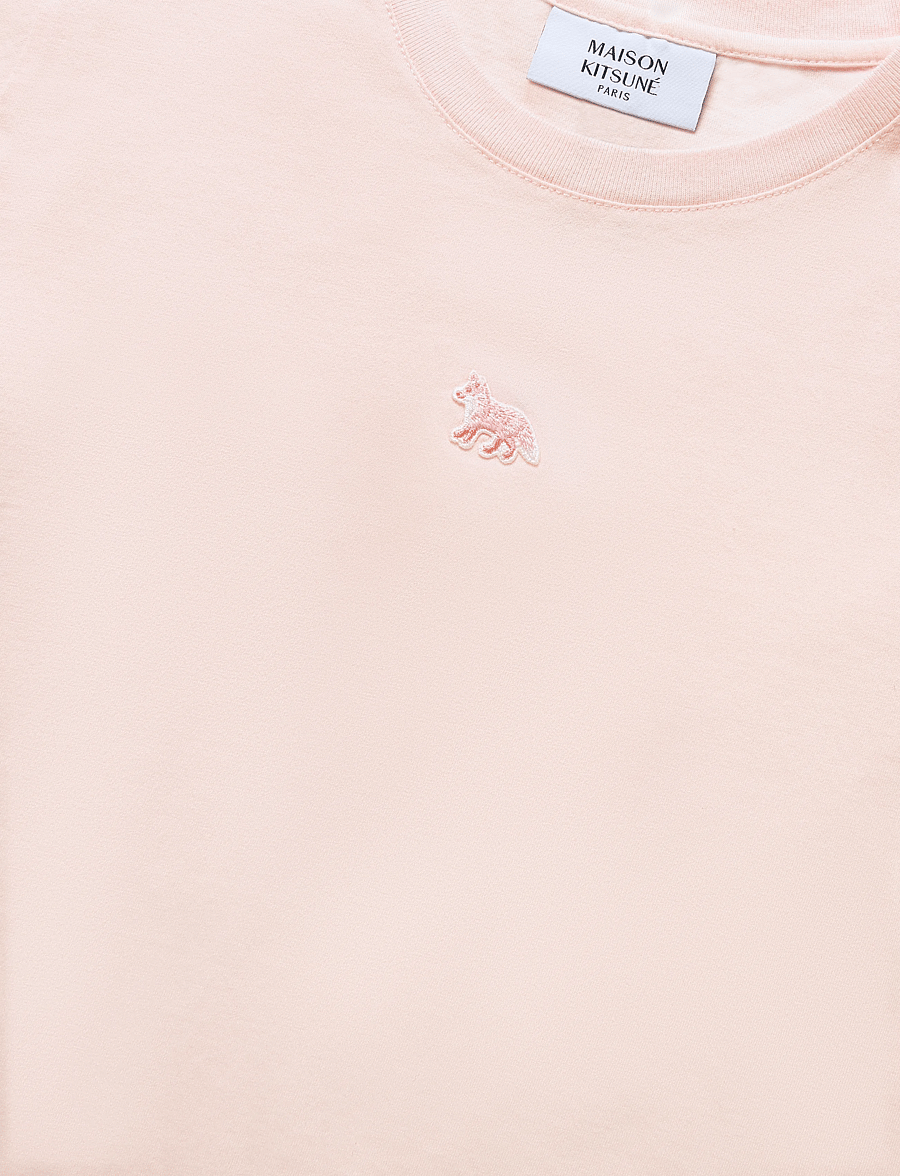 Maison Kitsune - BABY FOX PATCH BABY TEE-SHIRT - t-shirts - rosewater - 2
