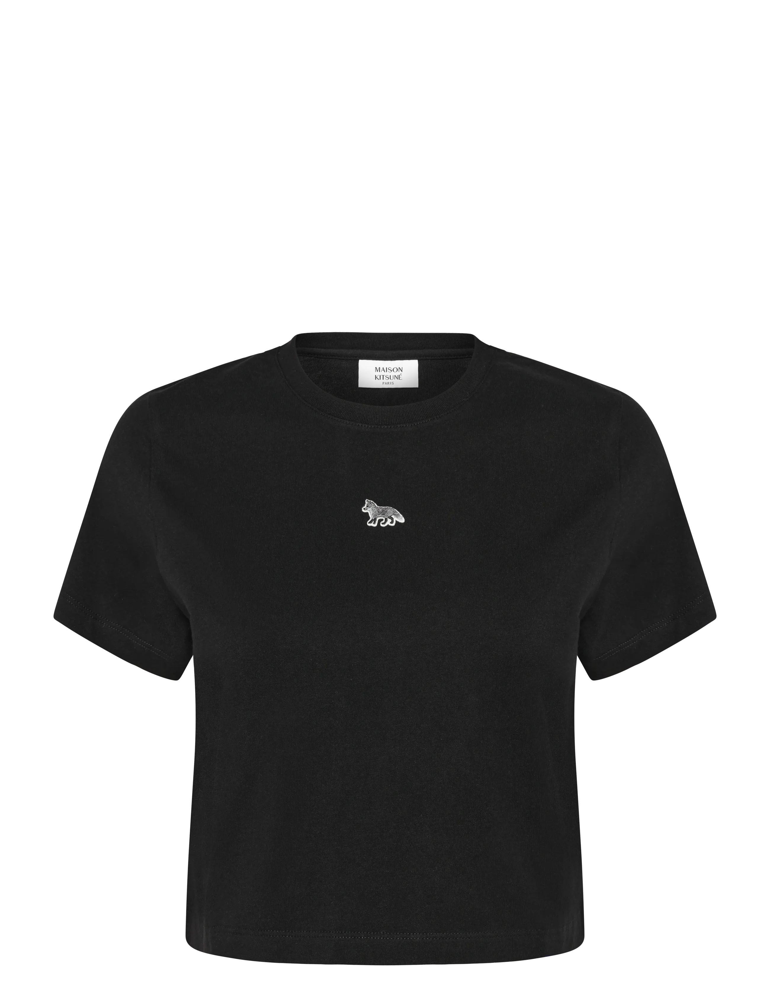 Maison Kitsune BABY FOX PATCH BABY TEE-SHIRT - T-shirts & Tops - BLACK / black