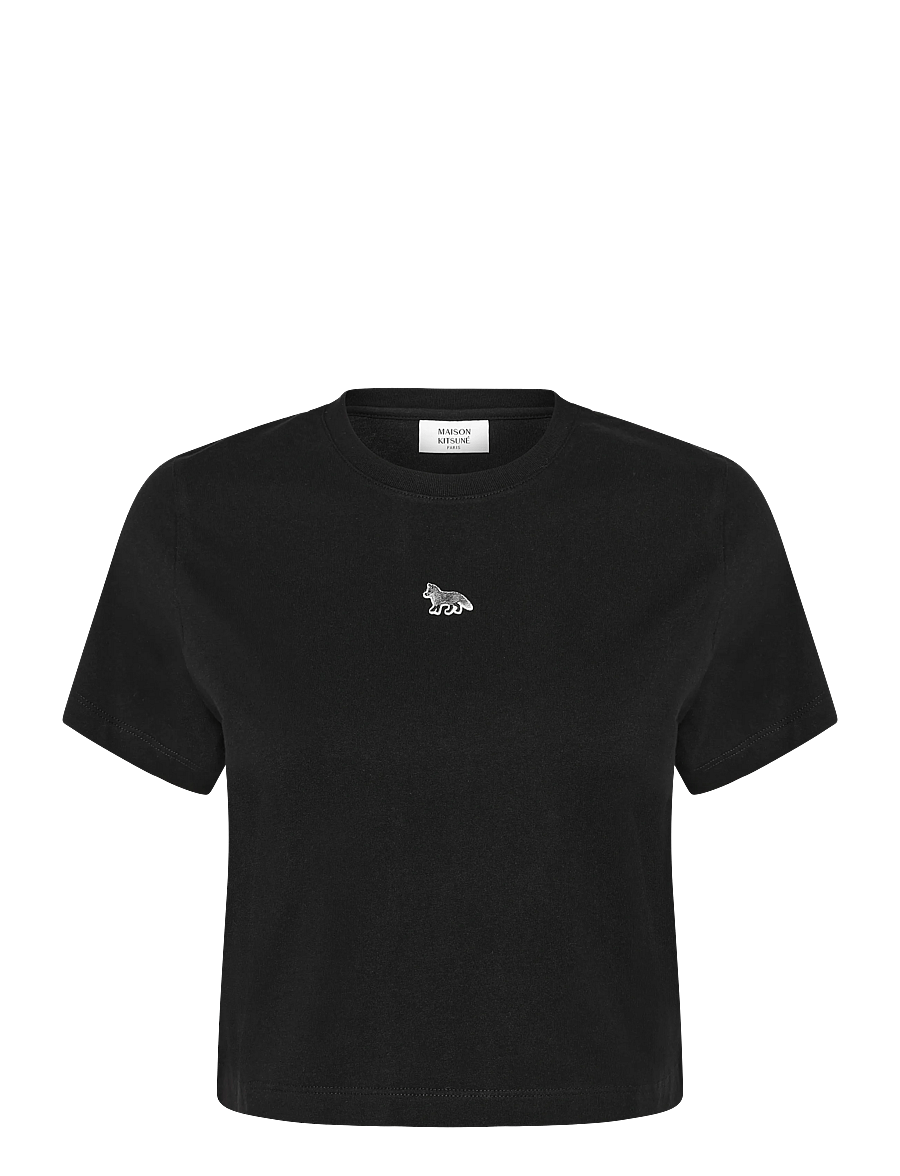 Maison Kitsune - BABY FOX PATCH BABY TEE-SHIRT - t-shirts - black - 0