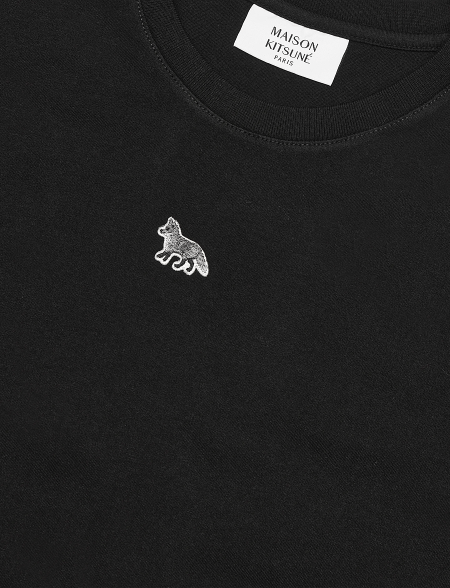 Maison Kitsune - BABY FOX PATCH BABY TEE-SHIRT - t-shirts - black - 2
