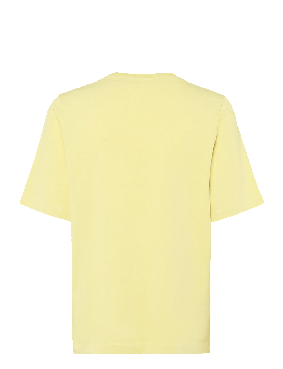 Maison Kitsune - FLOATING FLOWER COMFORT TEE-SHIRT - t-shirts - lemonade - 2