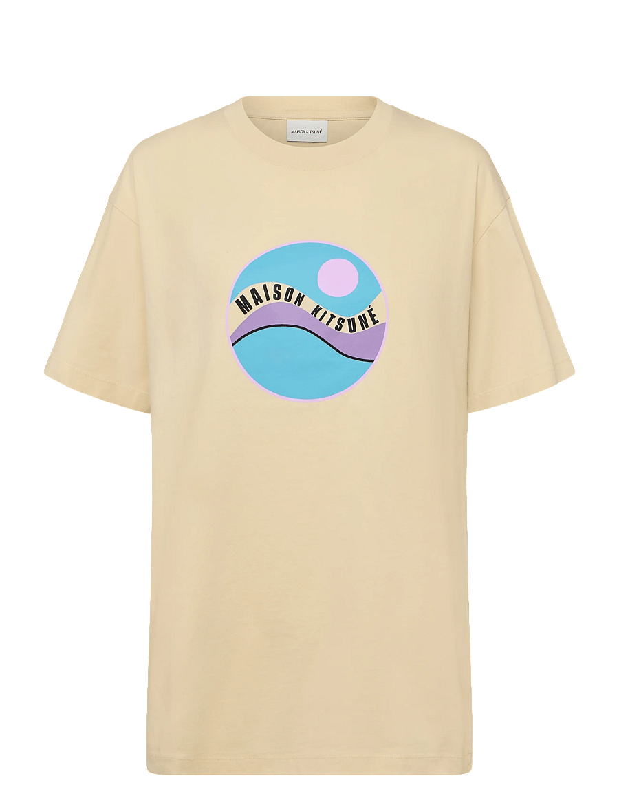 Maison Kitsune - POP WAVE RELAXED TEE-SHIRT - t-shirts - paper - 1