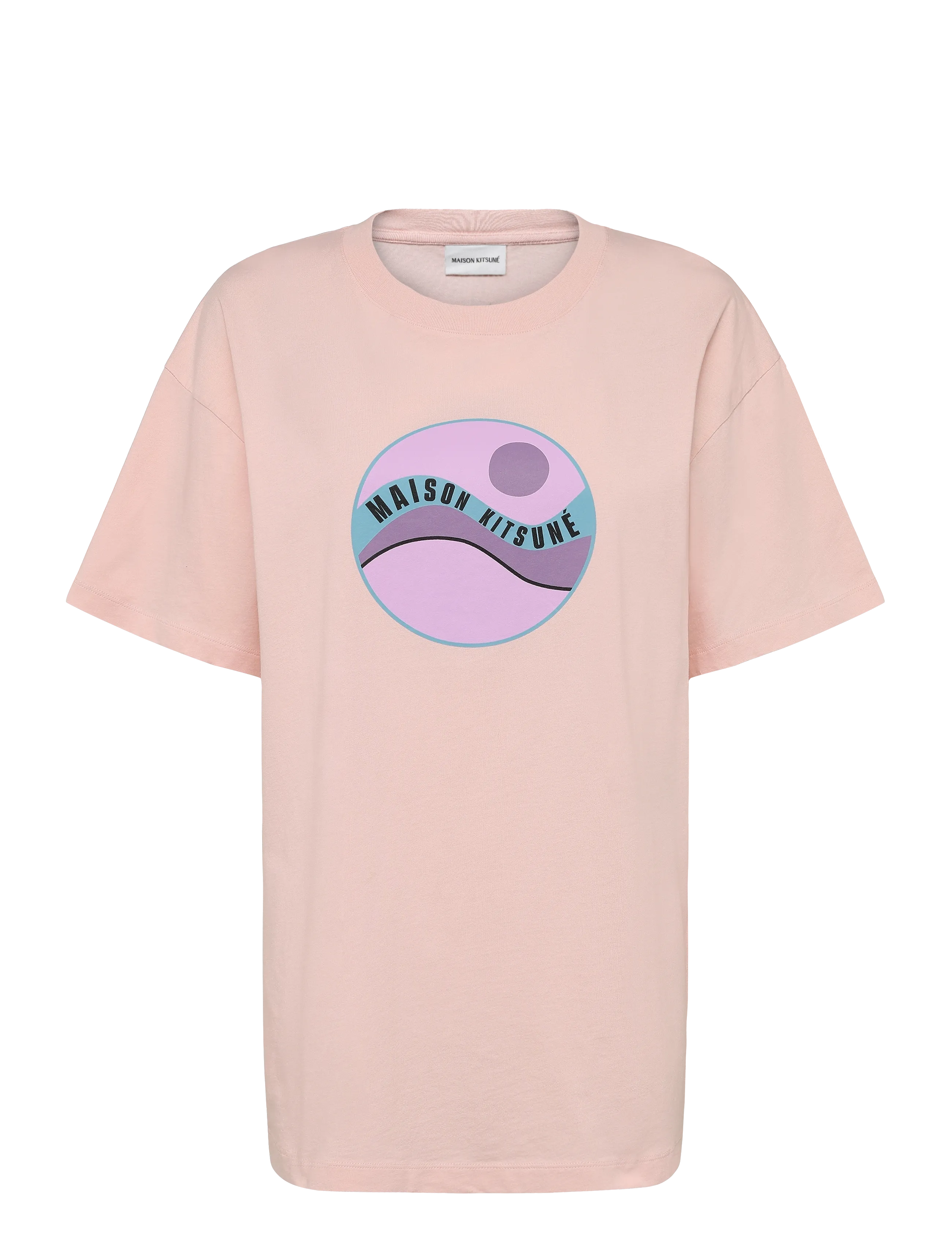 Maison Kitsune POP WAVE RELAXED TEE-SHIRT - T-shirts - MILKSHAKE / pink/rose