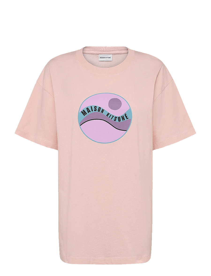 Maison Kitsune - POP WAVE RELAXED TEE-SHIRT - t-särgid - milkshake - 0