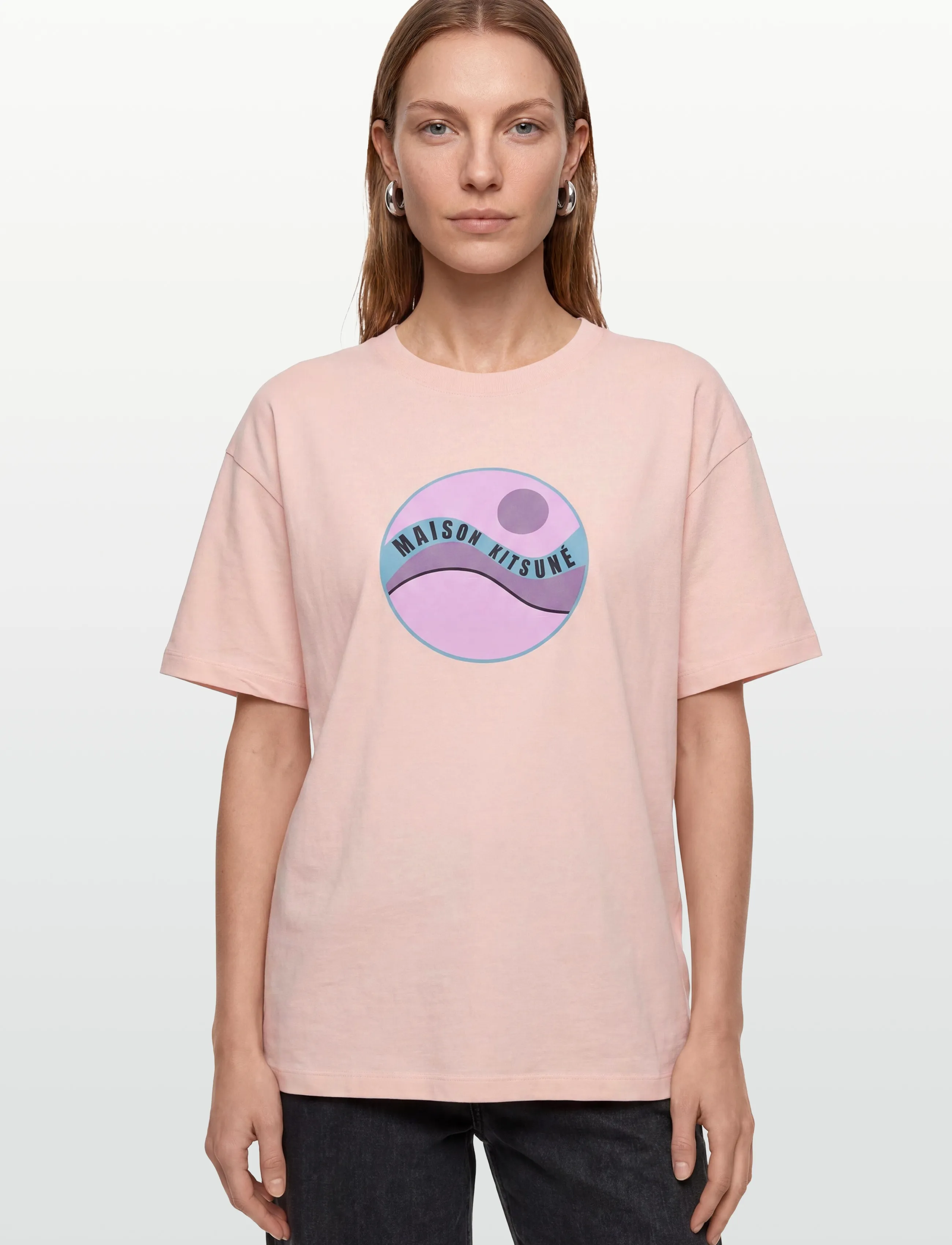 Maison Kitsune - POP WAVE RELAXED TEE-SHIRT - t-shirts - milkshake - 3