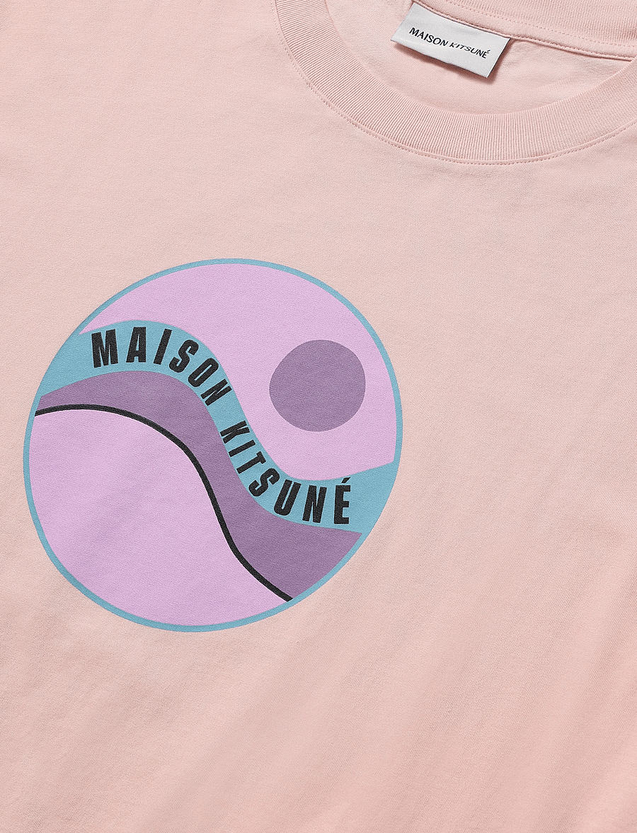 Maison Kitsune - POP WAVE RELAXED TEE-SHIRT - t-särgid - milkshake - 2