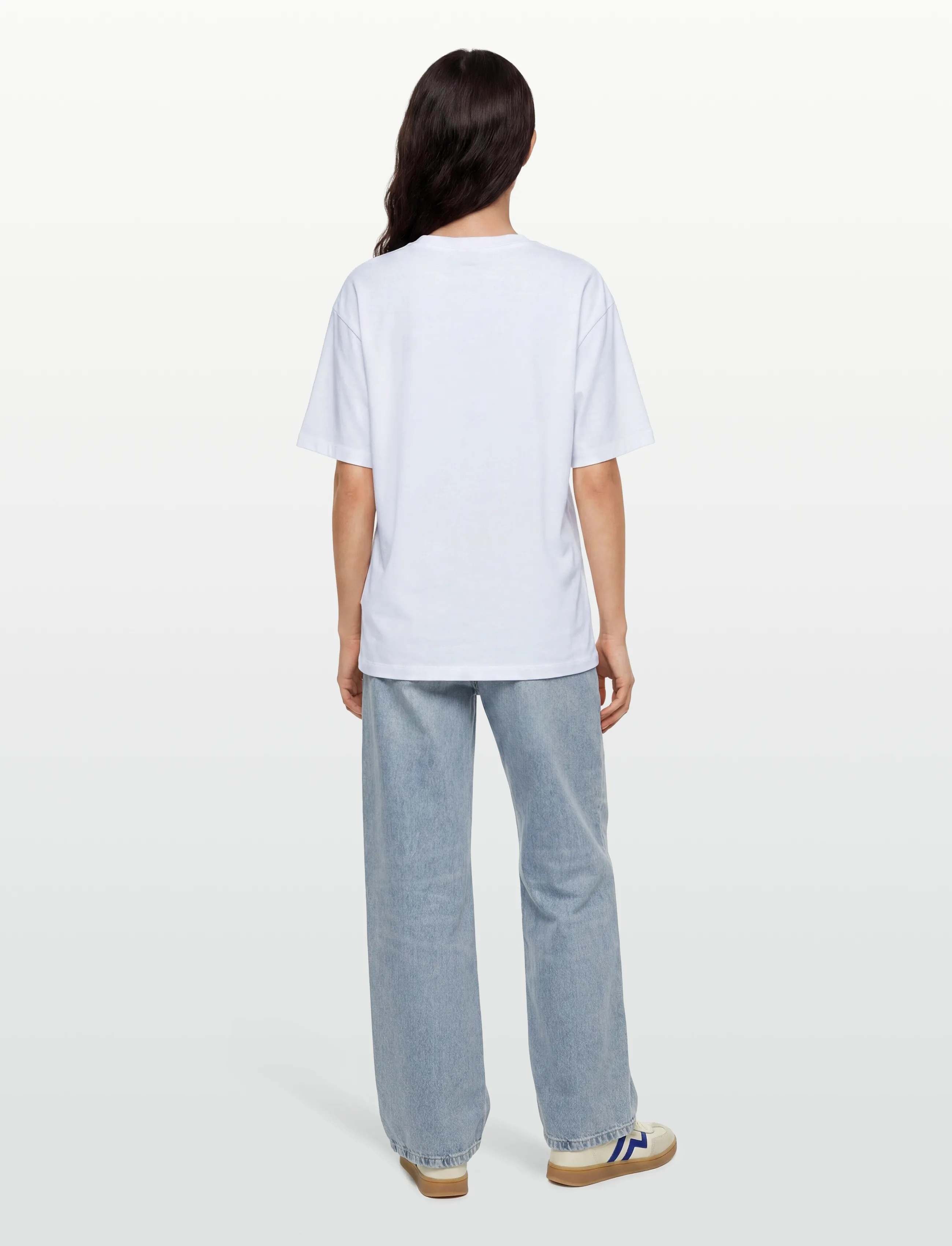 Maison Kitsune - FLASH FOX RELAXED TEE-SHIRT - white - 4