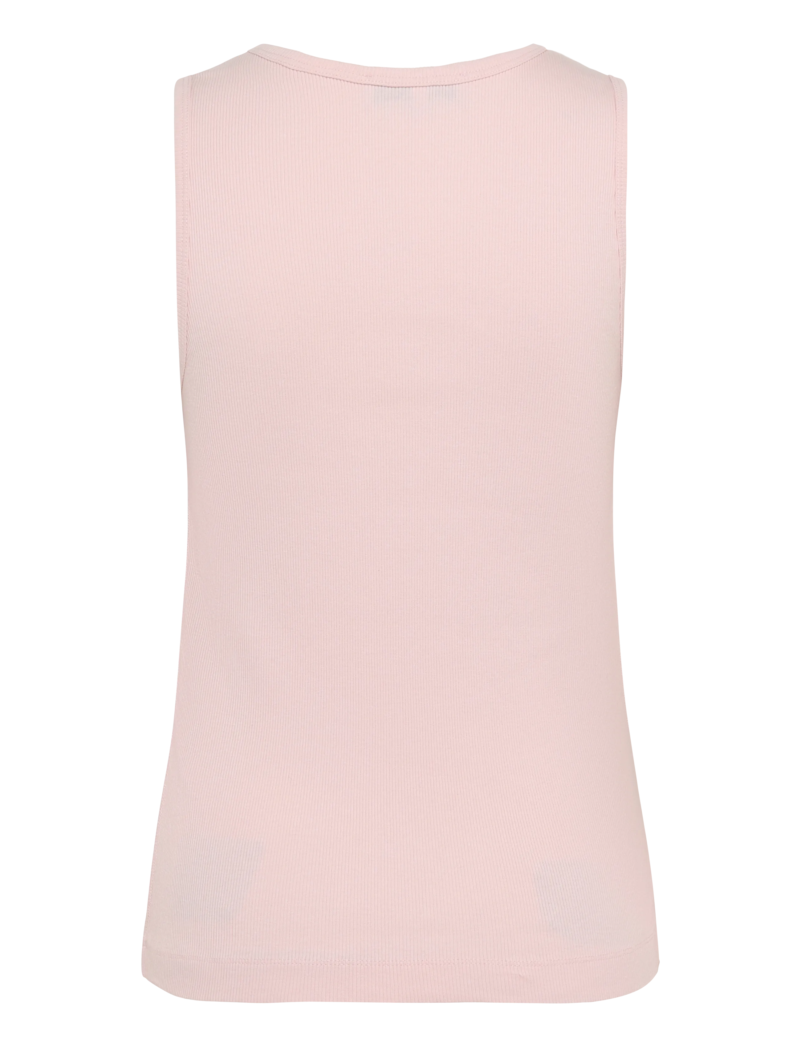 Maison Kitsune - BABY FOX PATCH RIBBED TANK TOP - varrukateta topid - rosewater - 2