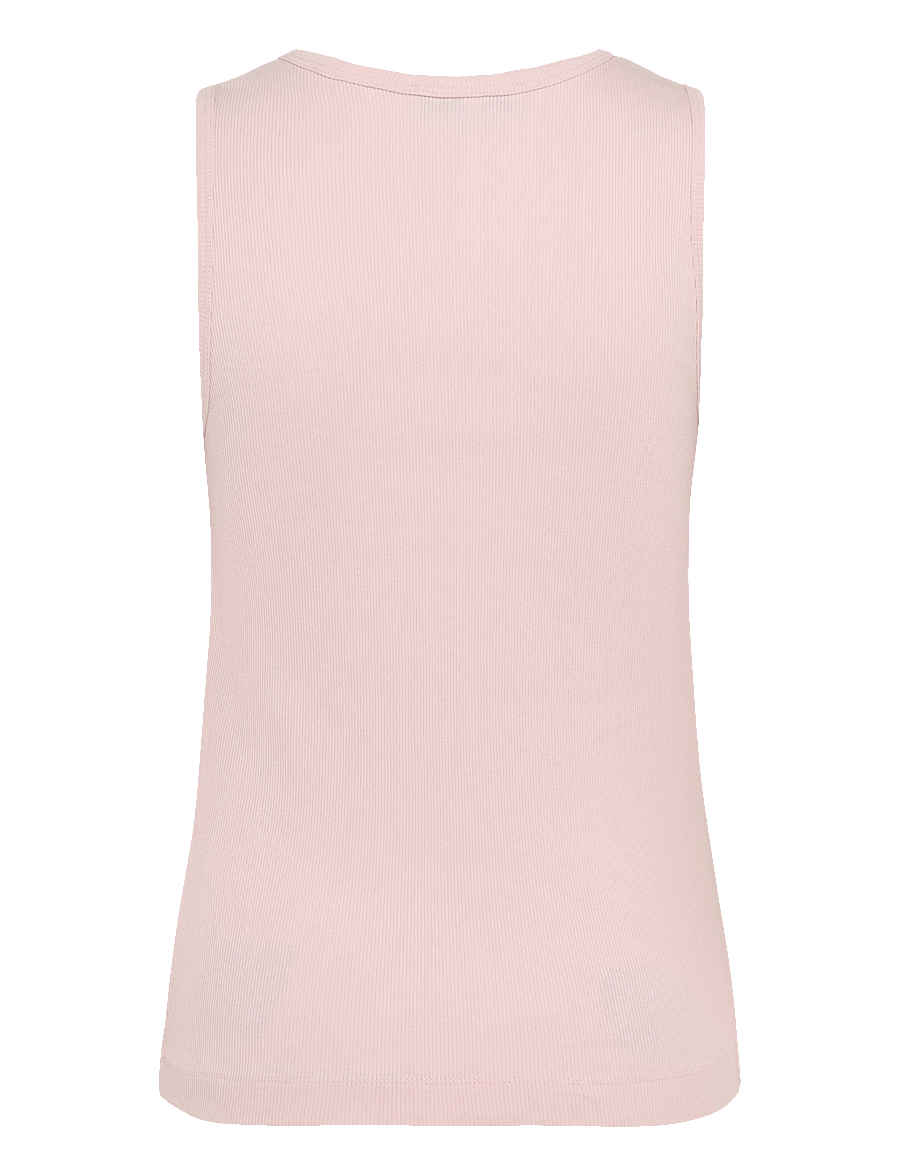 Maison Kitsune - BABY FOX PATCH RIBBED TANK TOP - Ärmellose tops - rosewater - 2