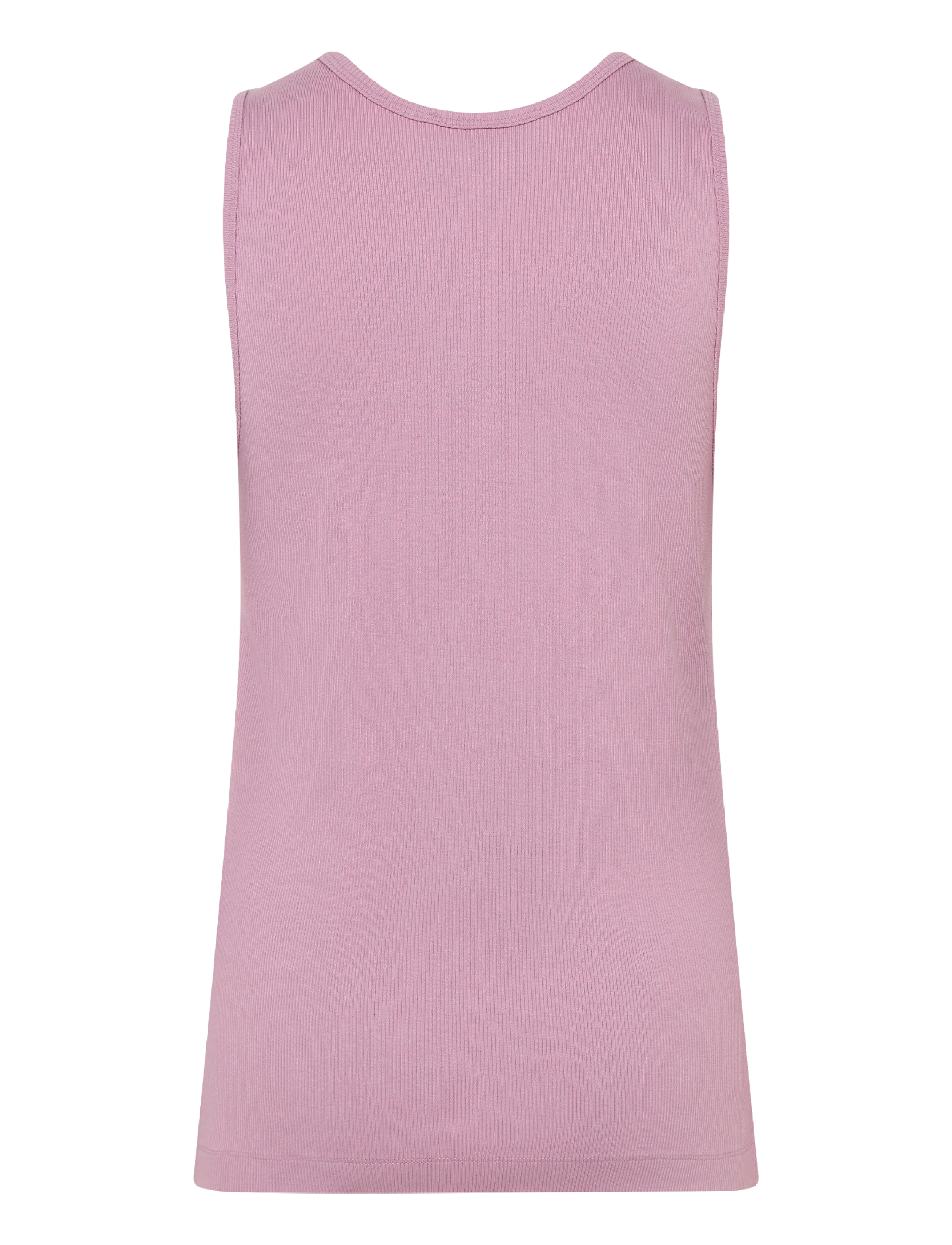 Maison Kitsune - BABY FOX PATCH RIBBED TANK TOP - varrukateta topid - blossom - 1