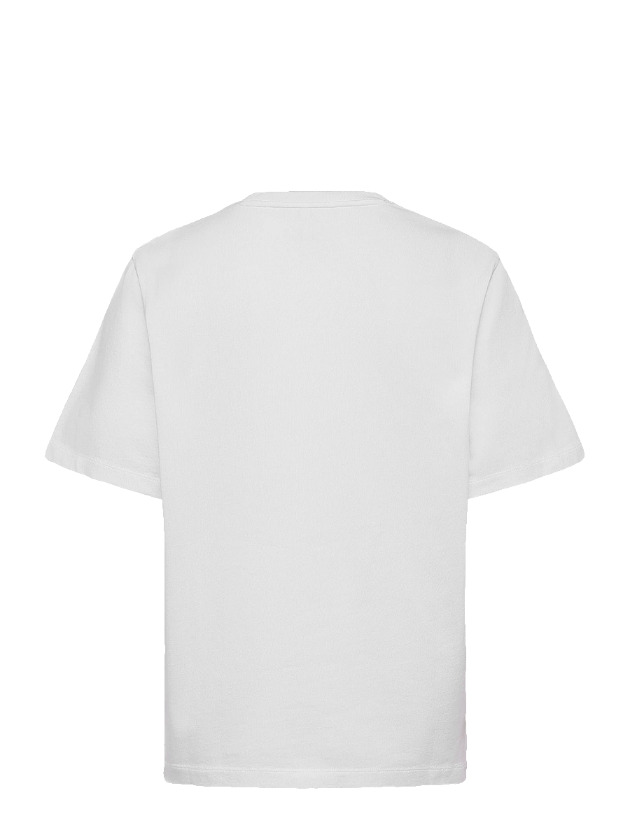 Maison Kitsune - MAISON KITSUNE HANDWRITING COMFORT TEE-SHIRT - t-shirts - white/black - 1