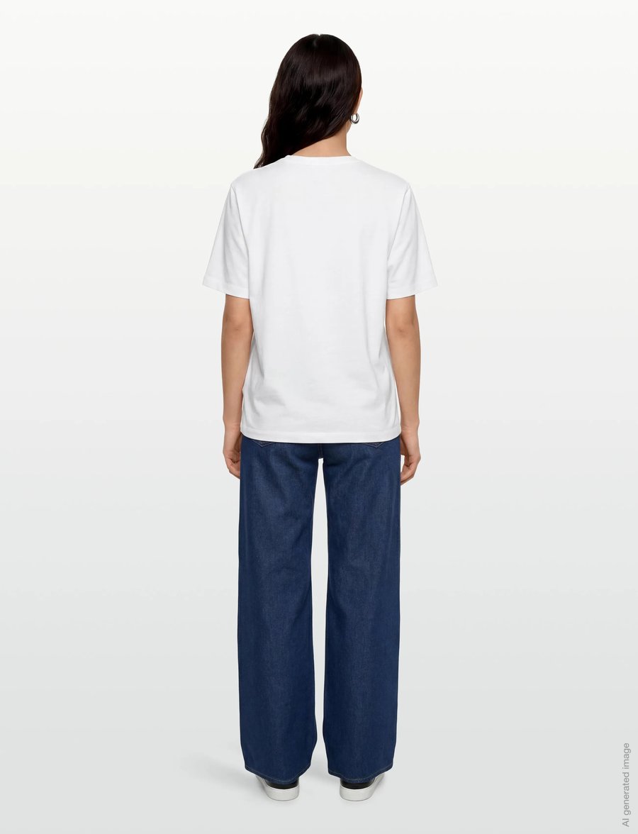 Maison Kitsune - MAISON KITSUNE HANDWRITING COMFORT TEE-SHIRT - t-shirts - white/black - 4