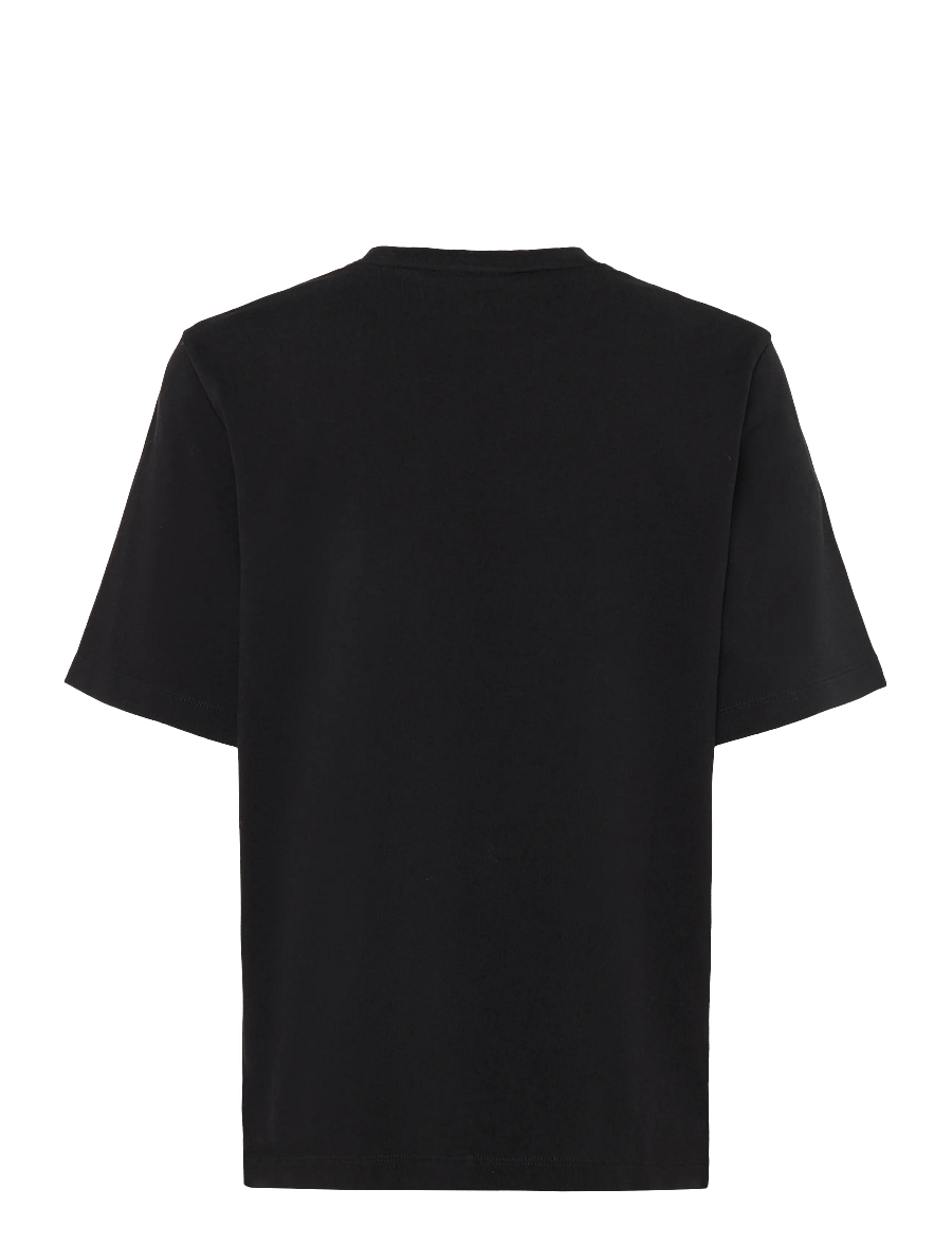 Maison Kitsune - MAISON KITSUNE HANDWRITING COMFORT TEE-SHIRT - t-shirts - black/white - 1