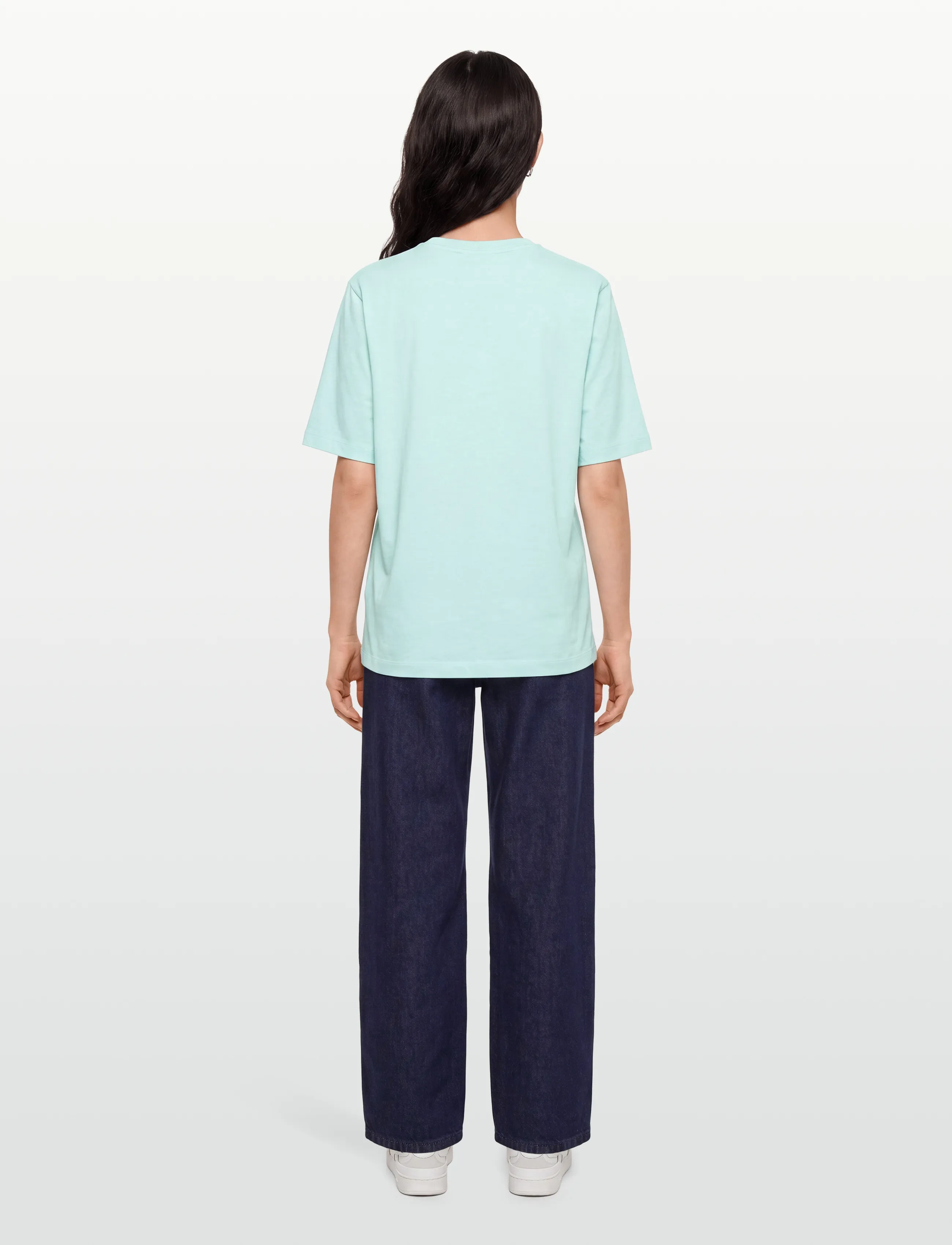 Maison Kitsune - BOLD FOX HEAD PATCH COMFORT TEE SHIRT - t-shirts - peppermint - 4