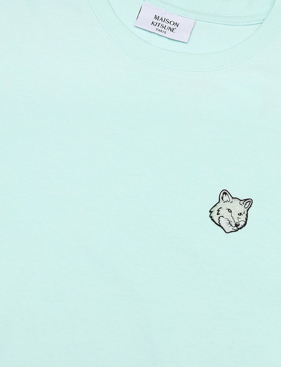 Maison Kitsune - BOLD FOX HEAD PATCH COMFORT TEE SHIRT - t-shirts - peppermint - 2