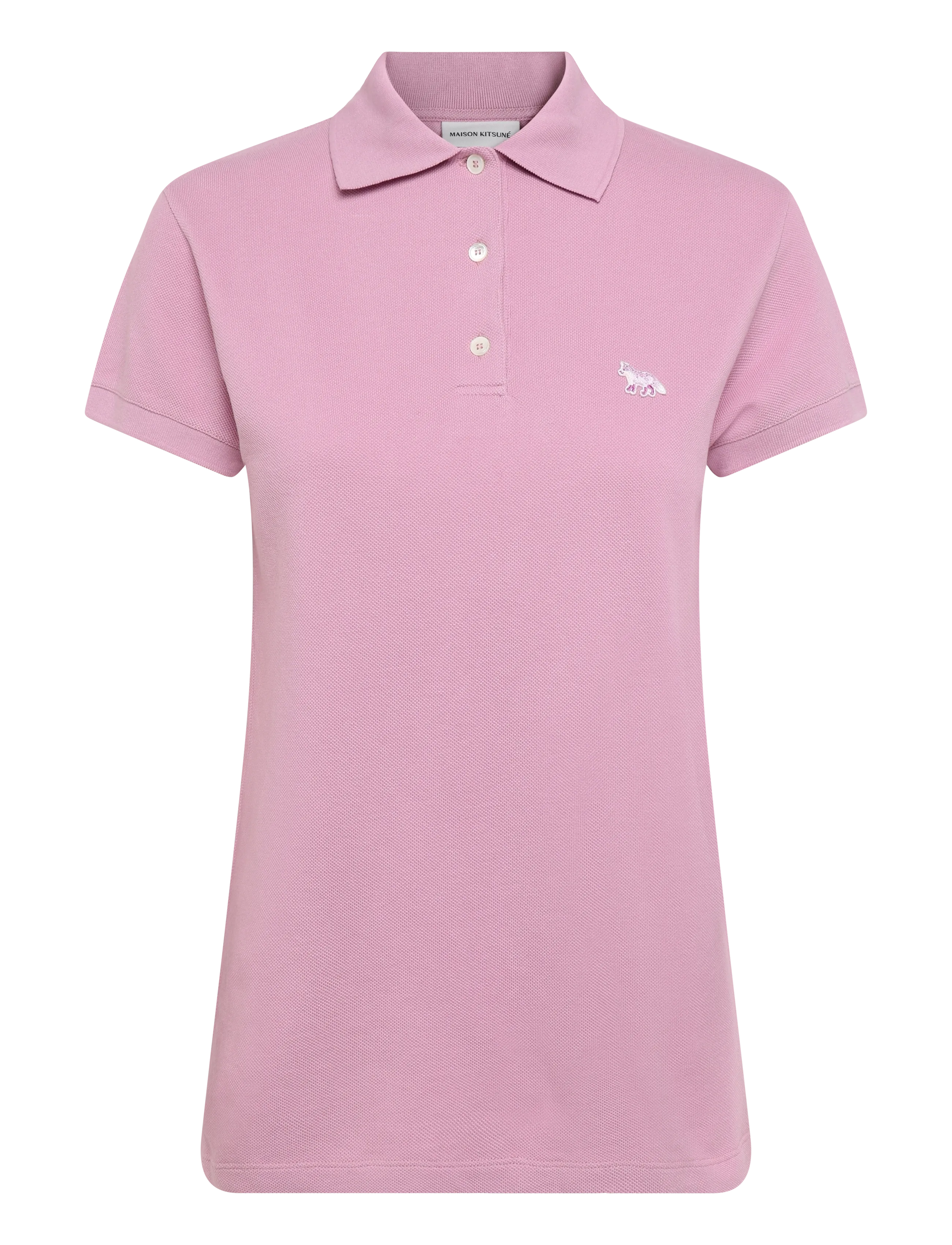 Maison Kitsune BABY FOX PATCH REGULAR POLO - Maison Kitsuné - BLOSSOM / pink/rose