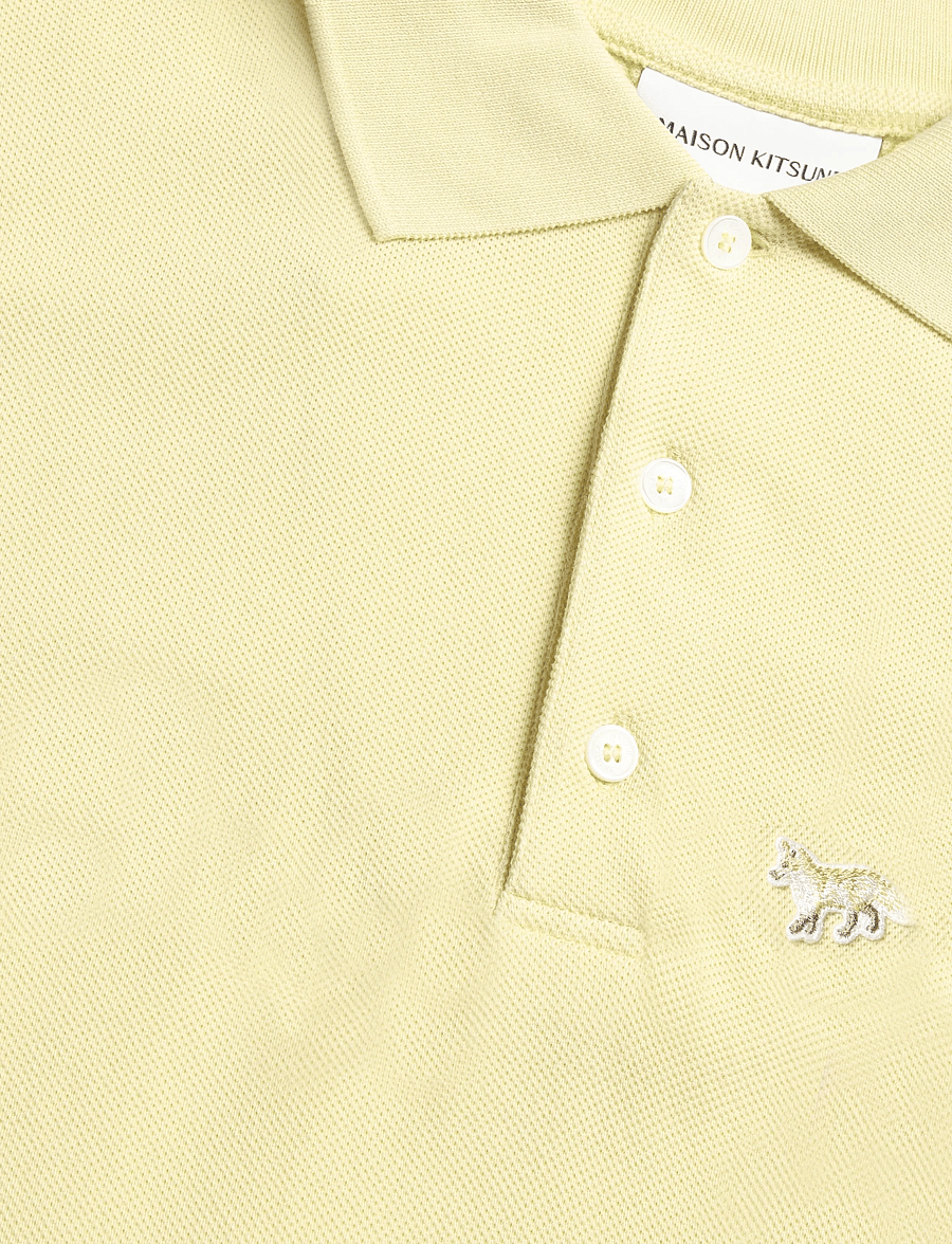 Maison Kitsune - BABY FOX PATCH REGULAR POLO - poloer - chalk yellow - 2