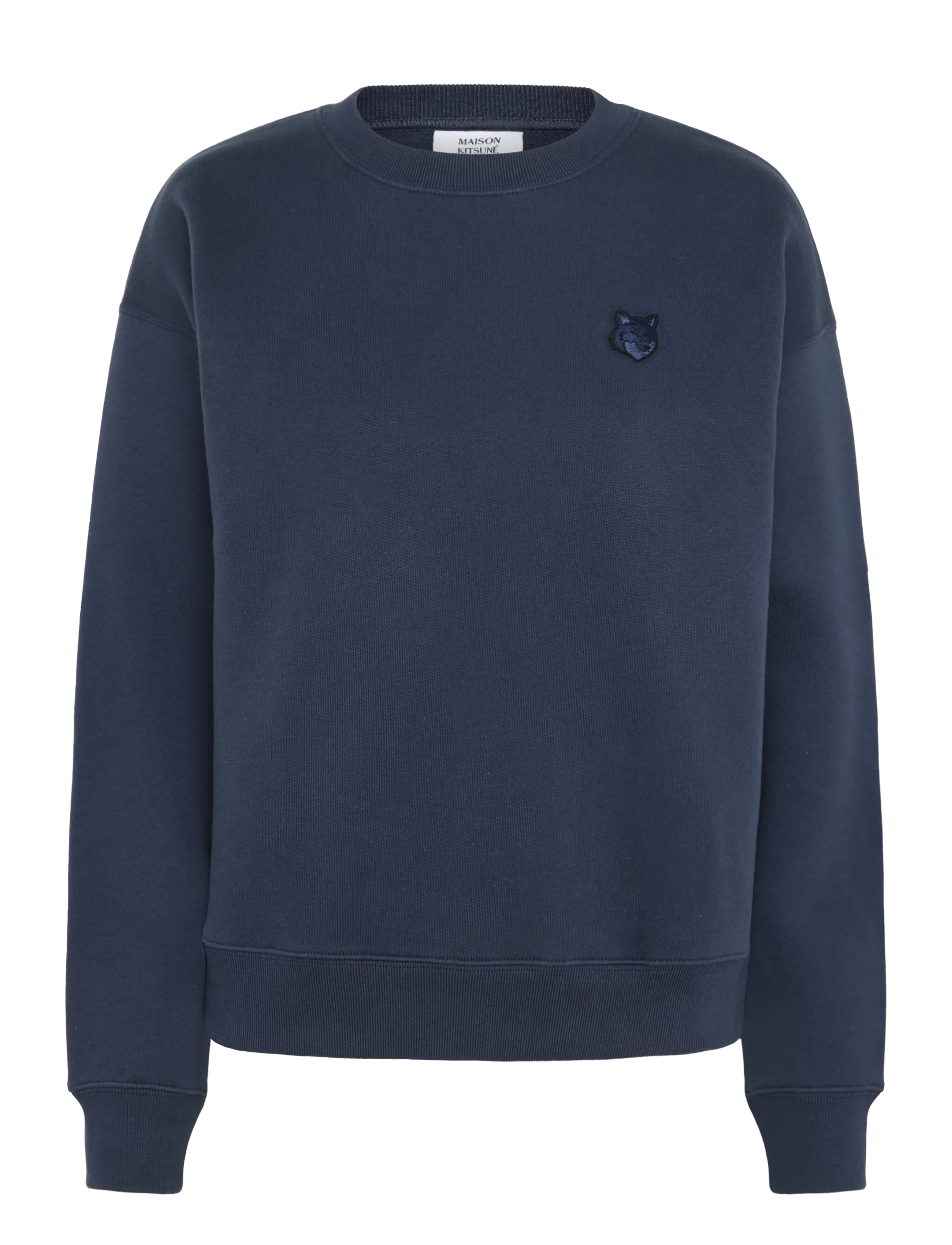 Maison Kitsune BOLD FOX HEAD PATCH COMFORT SWEATSHIRT - Sweatshirts - INK BLUE / navy