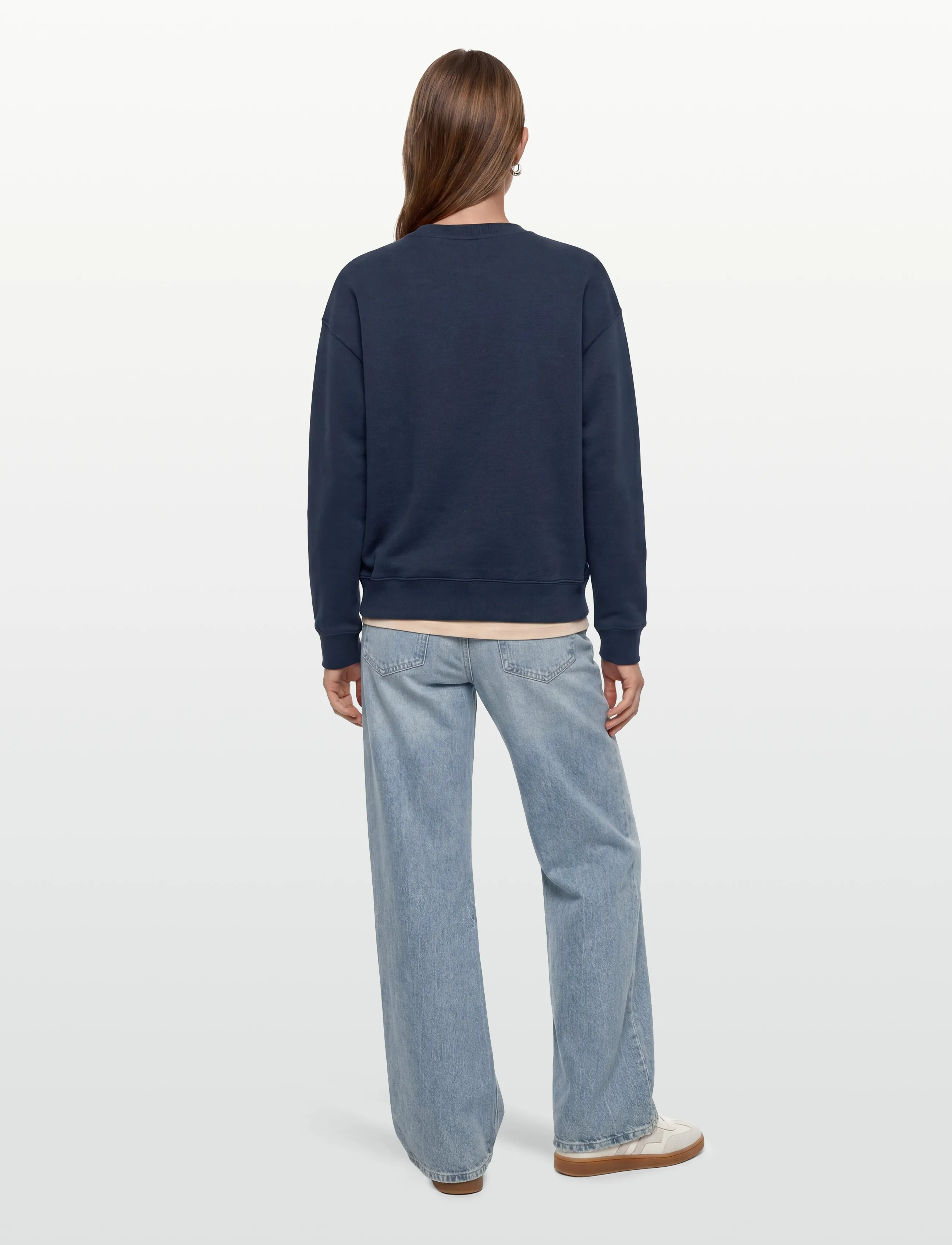 Maison Kitsune - BOLD FOX HEAD PATCH COMFORT SWEATSHIRT - sweatshirts - ink blue - 4