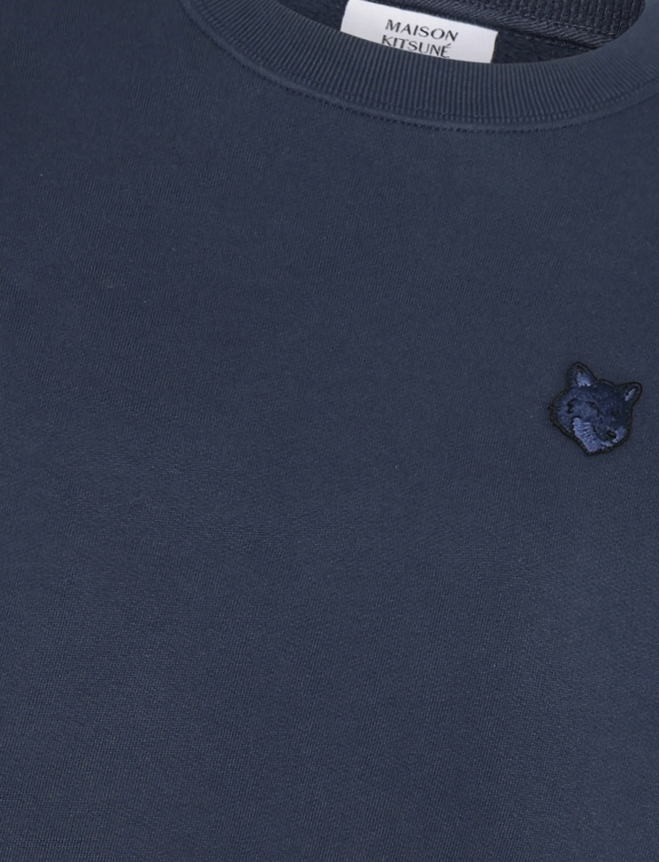 Maison Kitsune - BOLD FOX HEAD PATCH COMFORT SWEATSHIRT - ink blue - 2