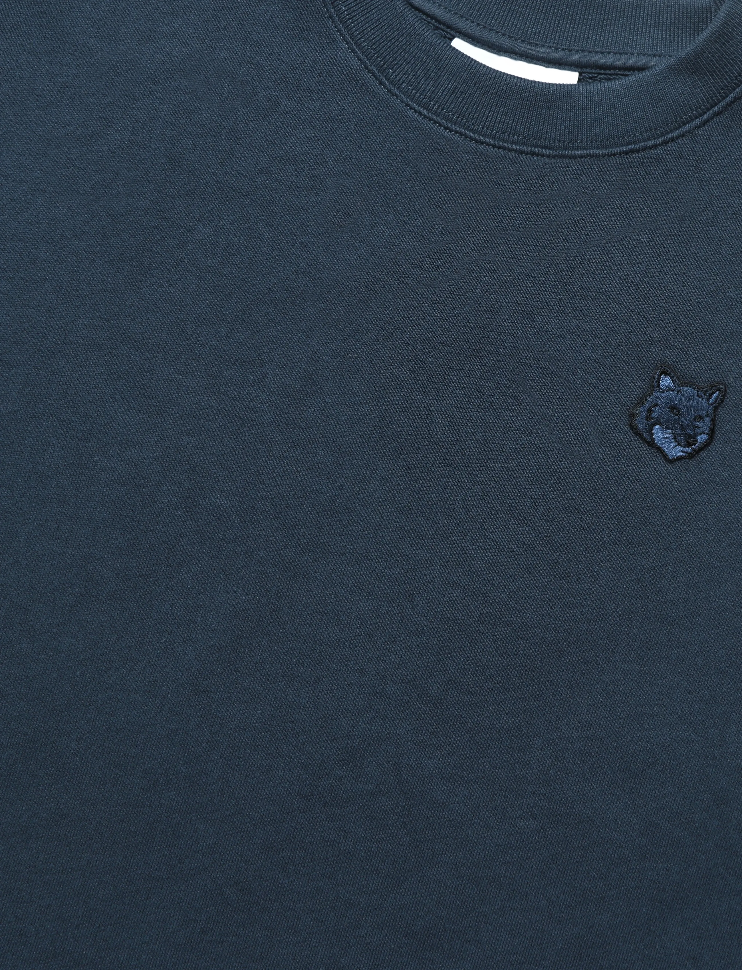 Maison Kitsune - BOLD FOX HEAD PATCH COMFORT SWEATSHIRT - ink blue - 5