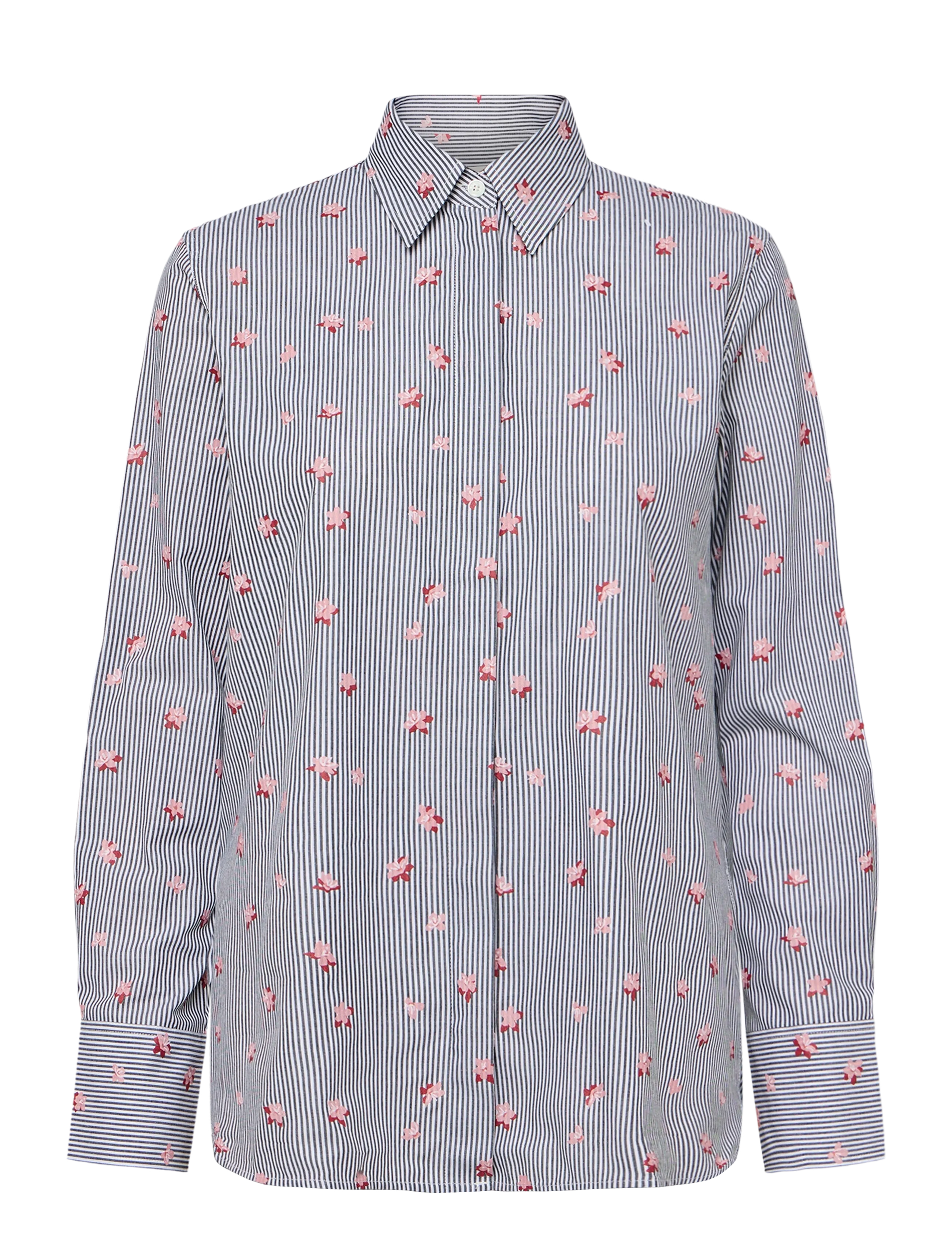 Maison Kitsune ENGINEERED SHIRT - Kleidung - BLACK DESIGN / black
