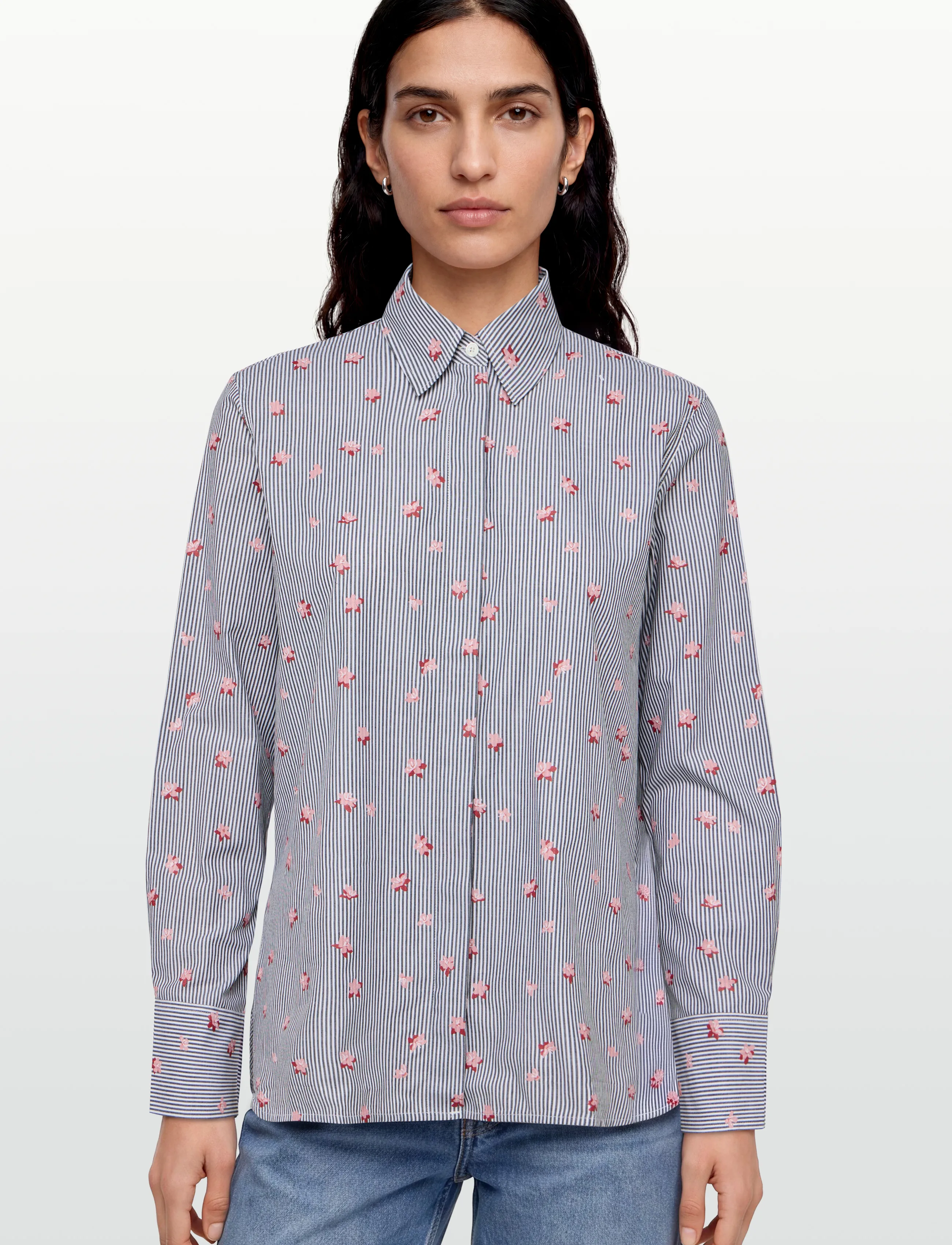 Maison Kitsune - ENGINEERED SHIRT - langärmlige hemden - black design - 3