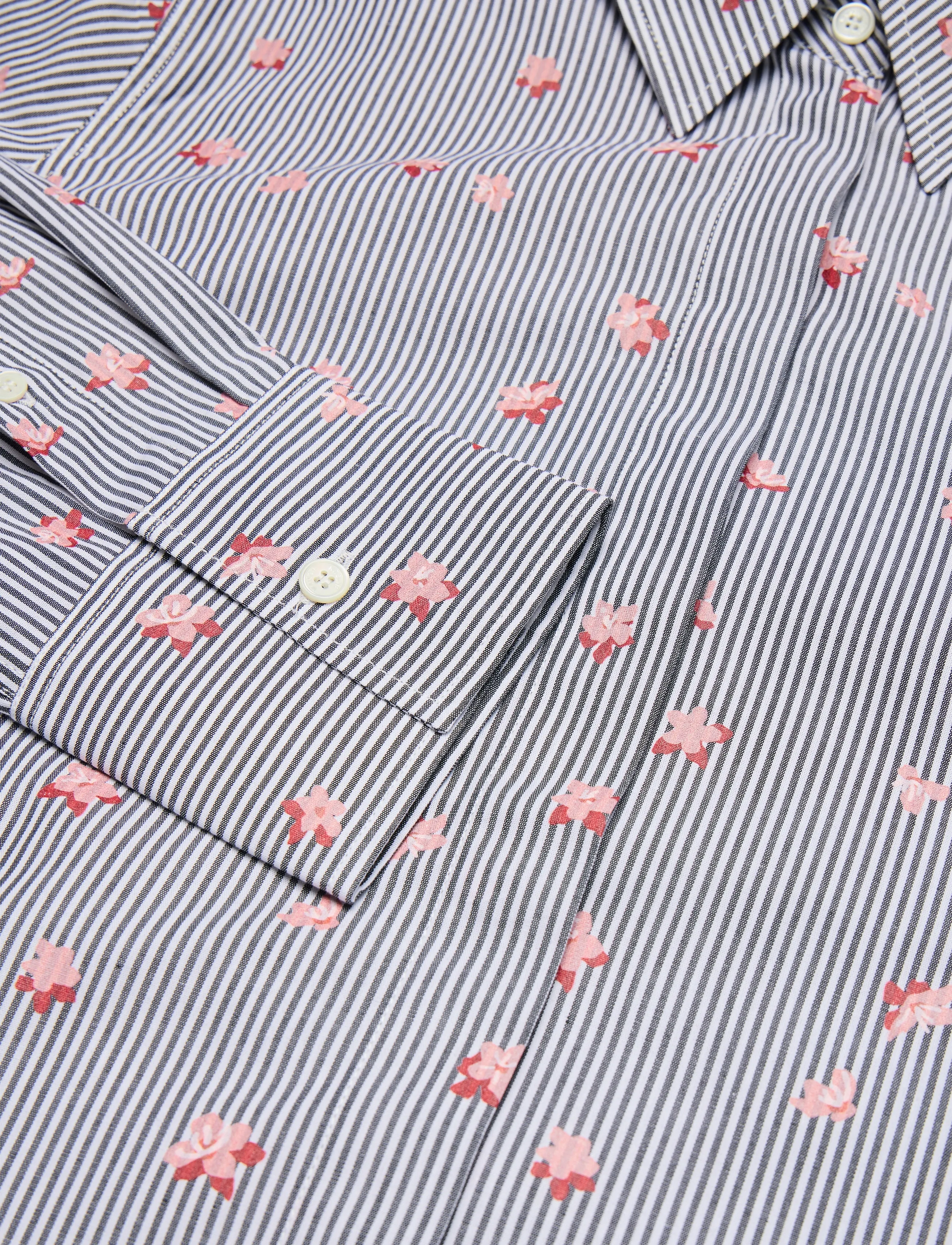 Maison Kitsune - ENGINEERED SHIRT - langärmlige hemden - black design - 2