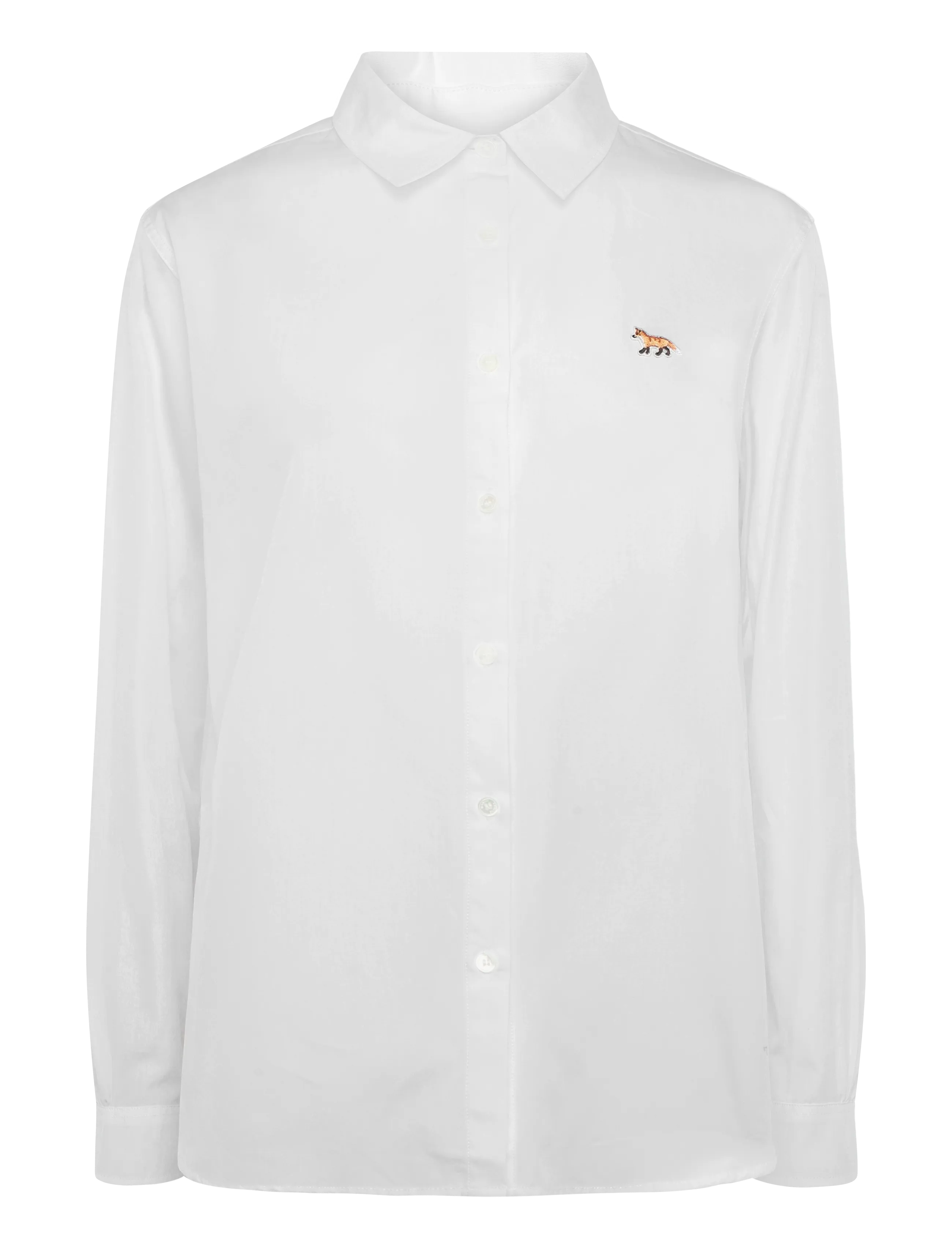 Maison Kitsune BABY FOX CLASSIC SHIRT - Maison Kitsuné - WHITE / white
