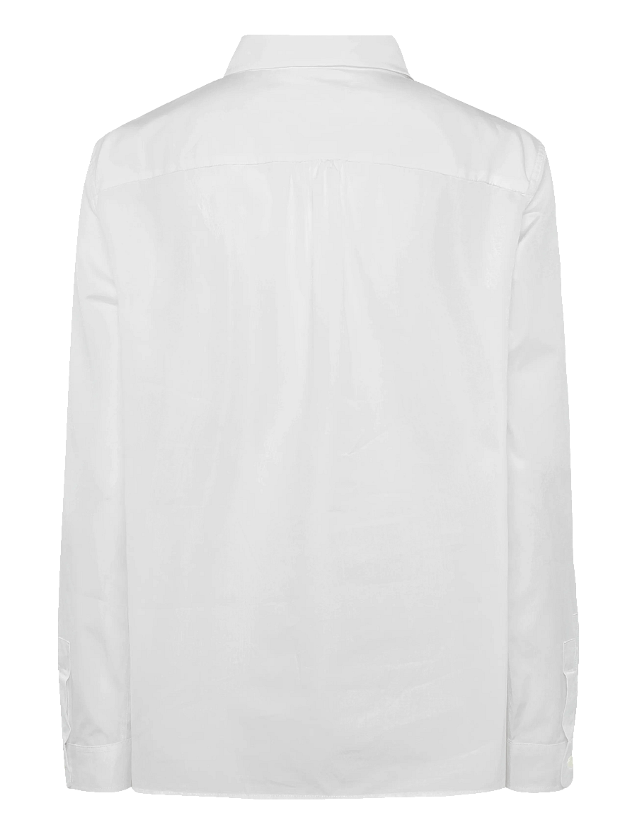 Maison Kitsune - BABY FOX CLASSIC SHIRT - pikkade varrukatega särgid - white - 2