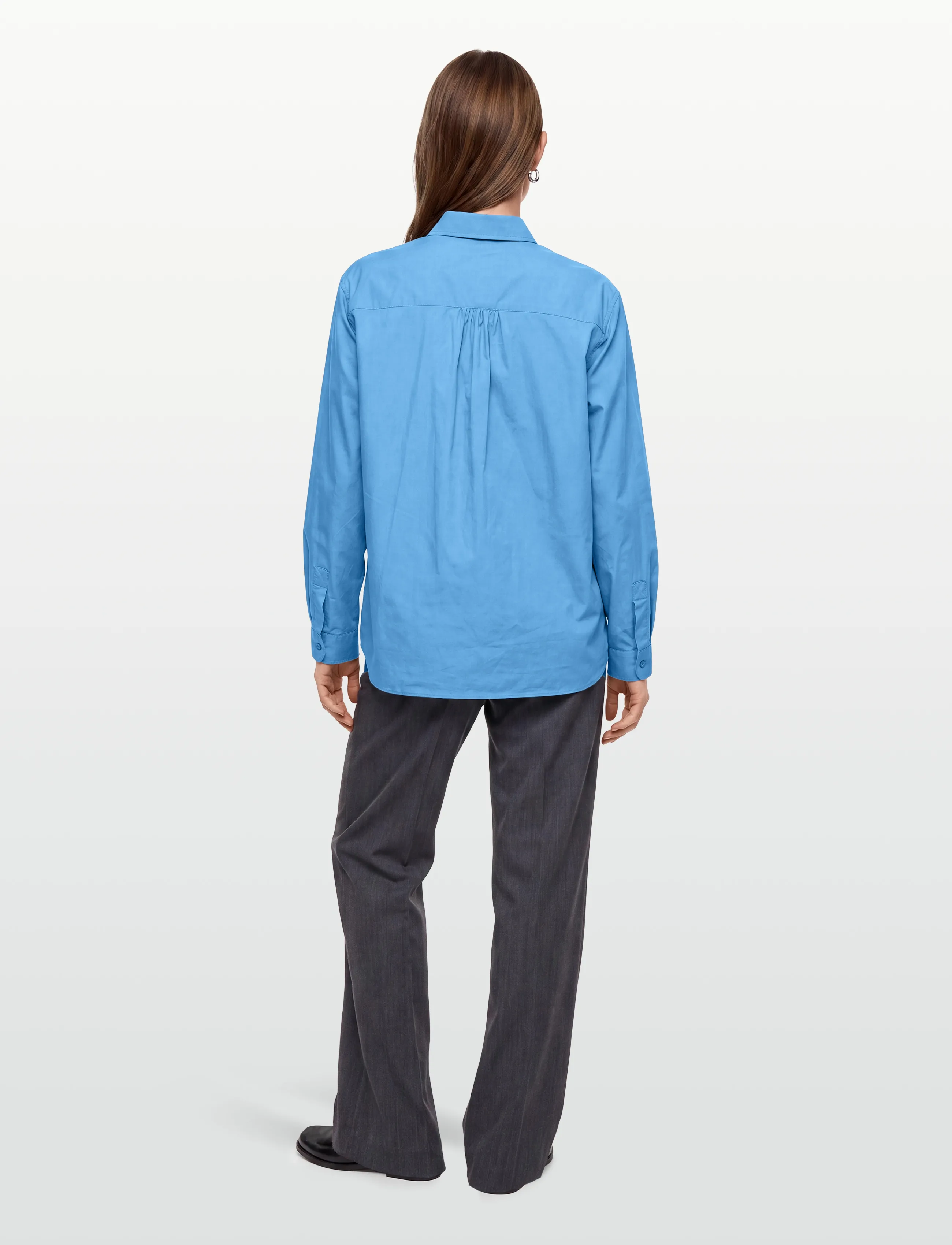 Maison Kitsune - BABY FOX CLASSIC SHIRT - langärmlige hemden - drifter blue - 4