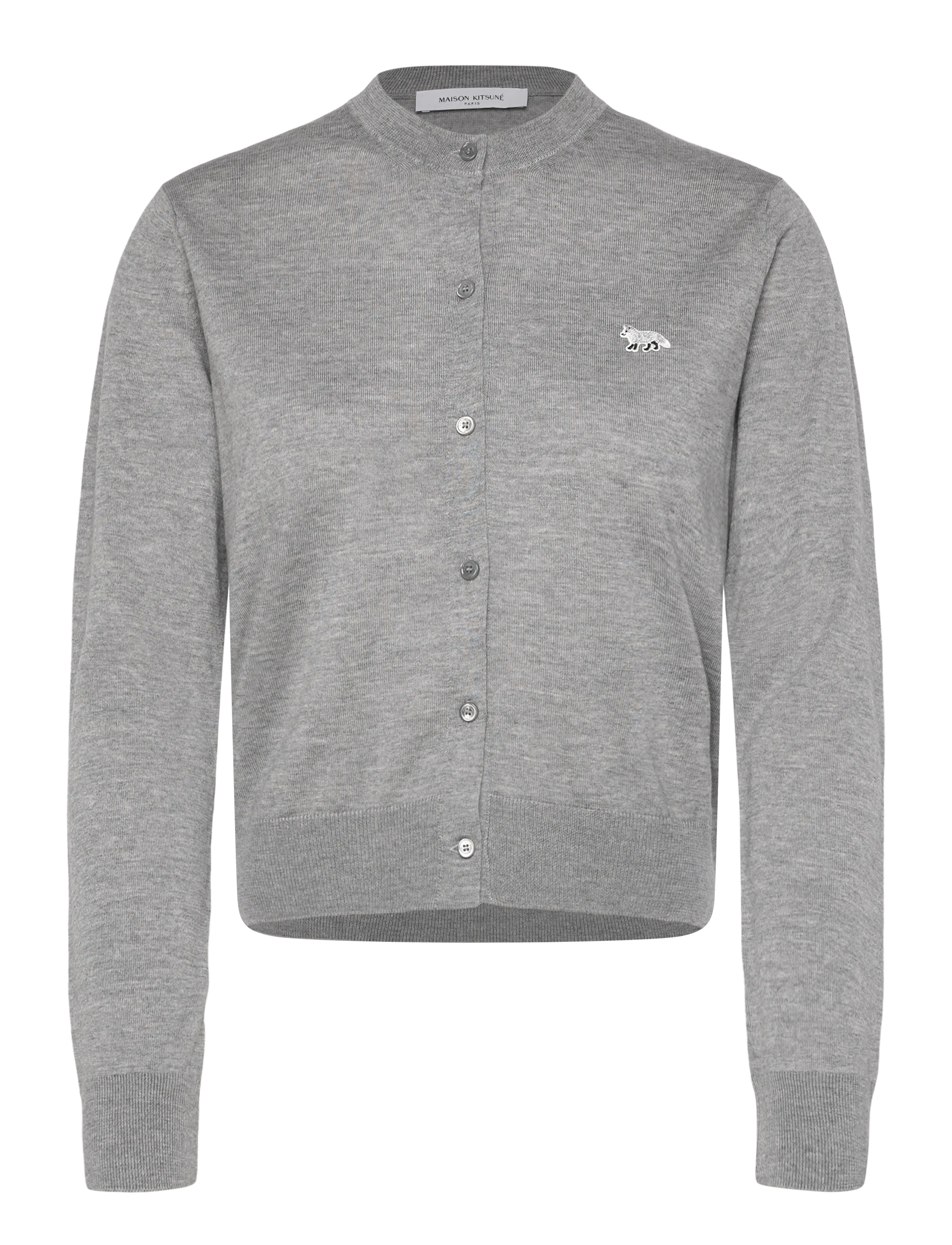 Maison Kitsune CARDIGAN - Igapäevane stiil - MEDIUMGREYMELANGE / grey