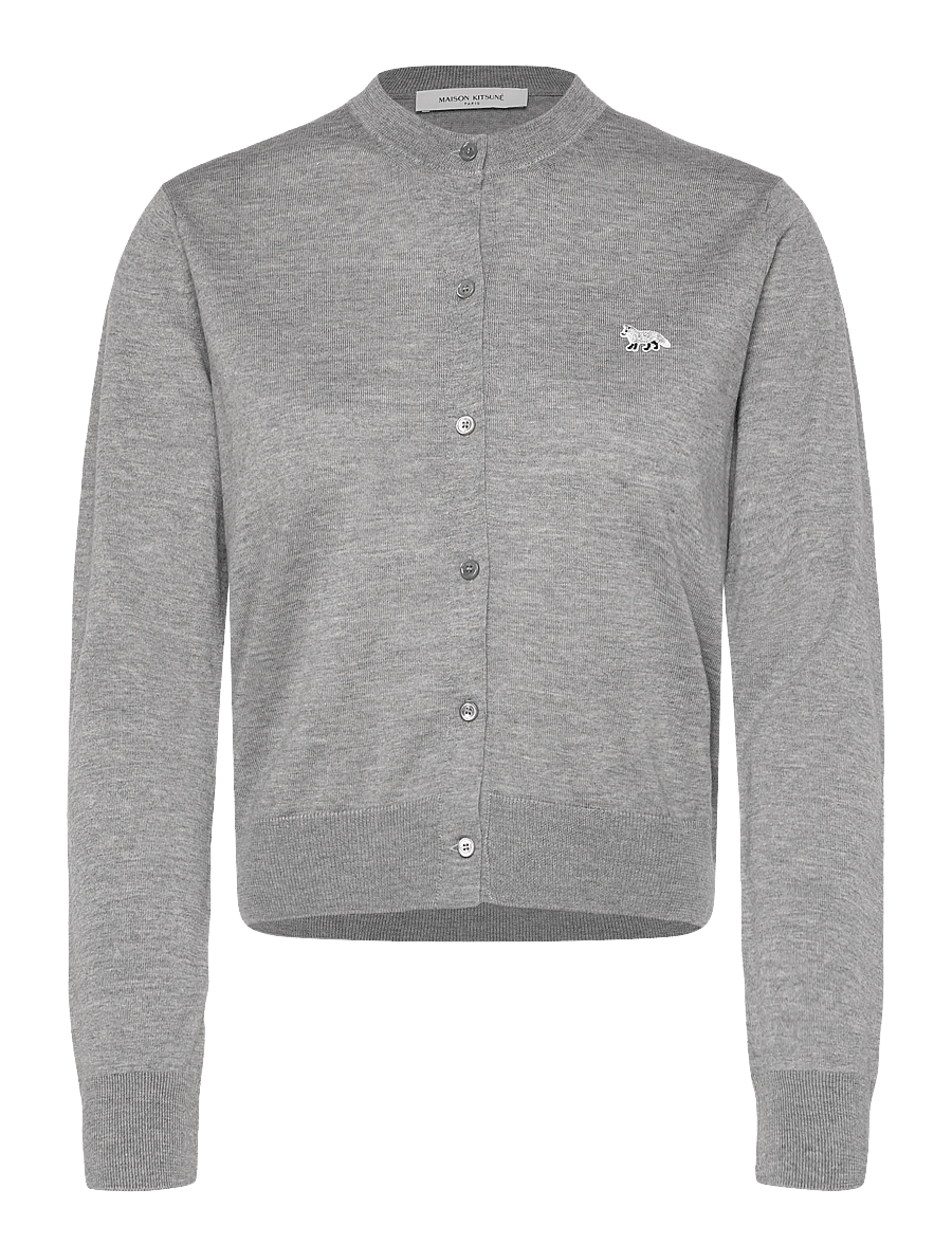 Maison Kitsune - CARDIGAN - kardiganid - mediumgreymelange - 1