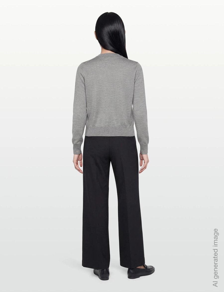 Maison Kitsune - CARDIGAN - kardiganid - mediumgreymelange - 4