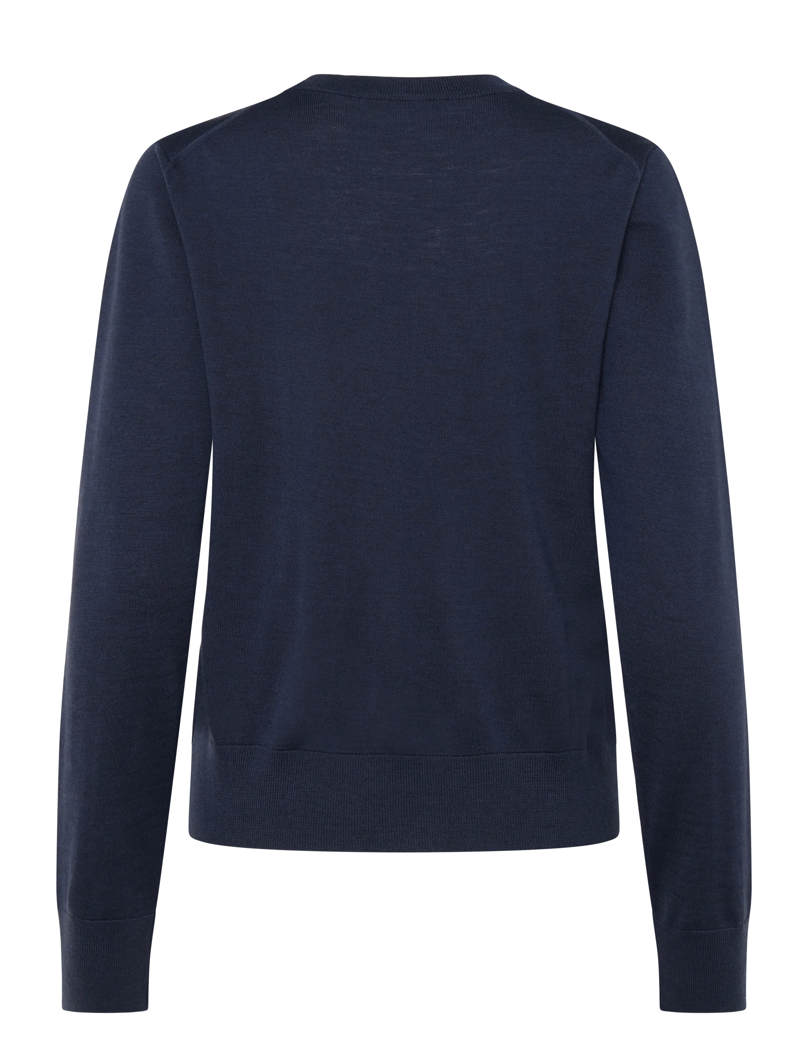 Maison Kitsune - BABY FOX PATCH REGULAR JUMPER - jumpers - deepnavy - 1