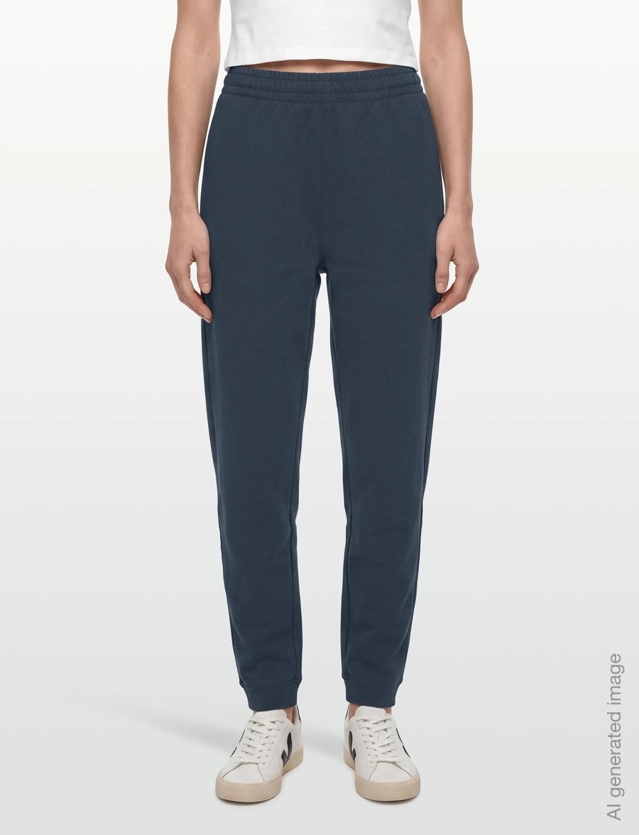 Maison Kitsune - FOX HEAD PATCH REGULAR JOG PANTS - sweatpants - ink blue - 3