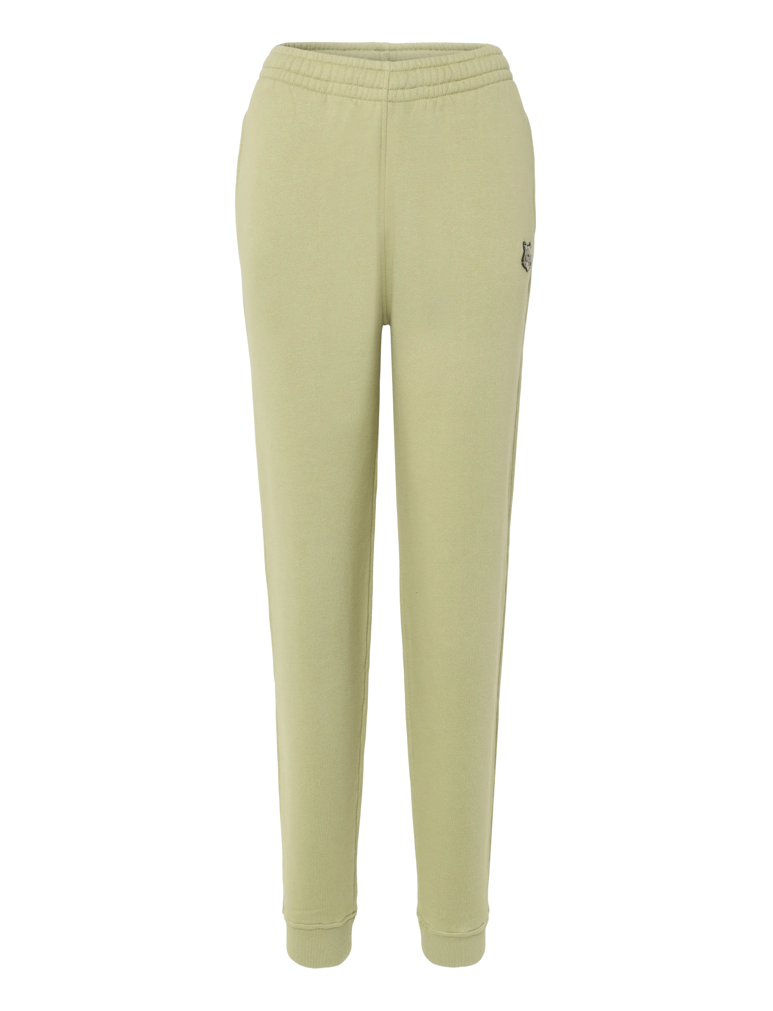 Maison Kitsune BOLD FOX HEAD PATCH REGULAR JOG PANTS - Uus - CANVAS / green