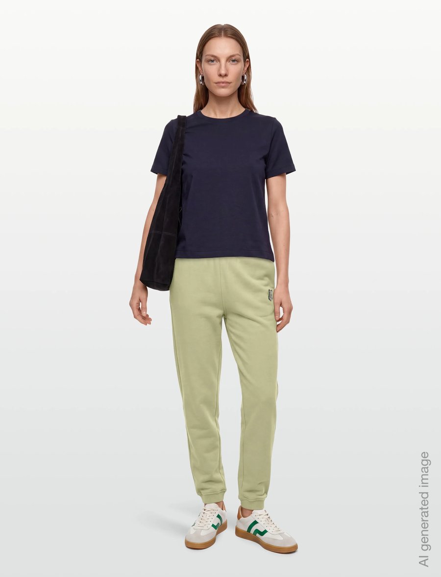 Maison Kitsune - BOLD FOX HEAD PATCH REGULAR JOG PANTS - dressipüksid - canvas - 0