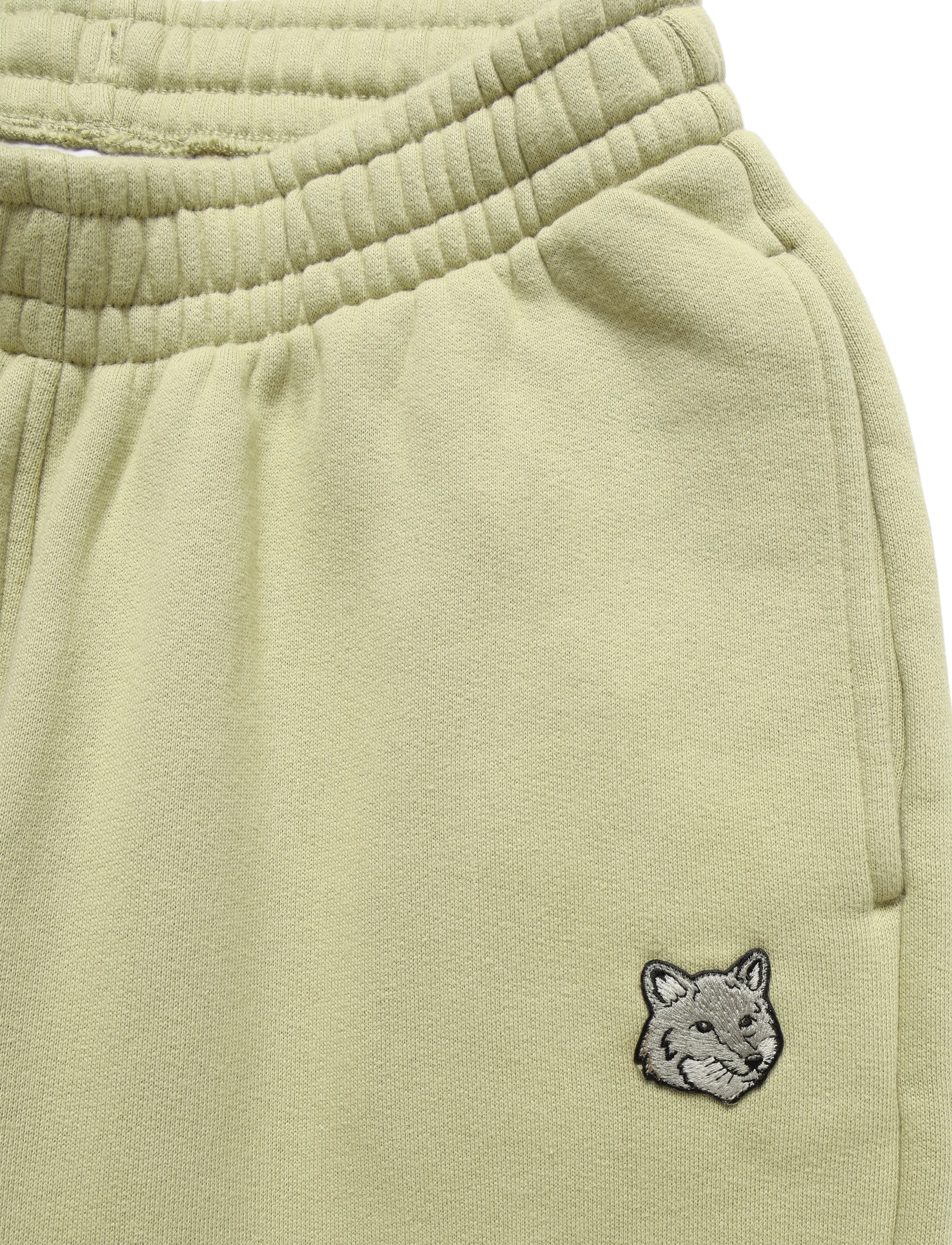 Maison Kitsune - BOLD FOX HEAD PATCH REGULAR JOG PANTS - canvas - 3