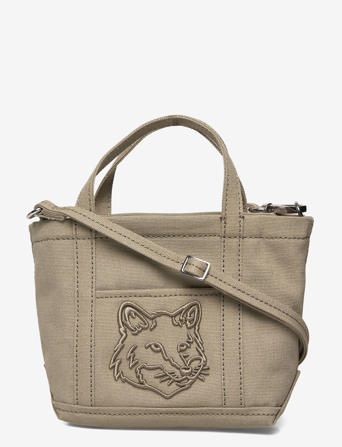 Maison Kitsune - FOX HEAD MINI TOTE - totes - laurelgreen - 0