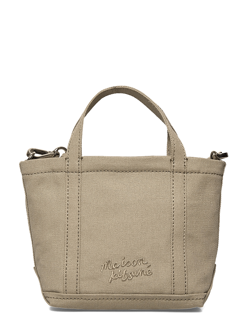 Maison Kitsune - FOX HEAD MINI TOTE - tote bags - laurelgreen - 1